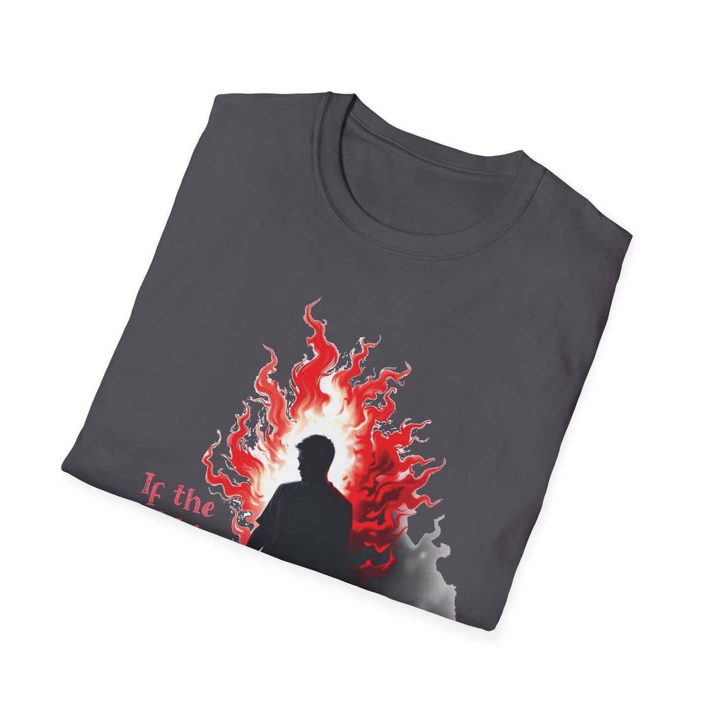 “Masked Light, Greater Shadow” – Shadow Work Flame Tee Printify