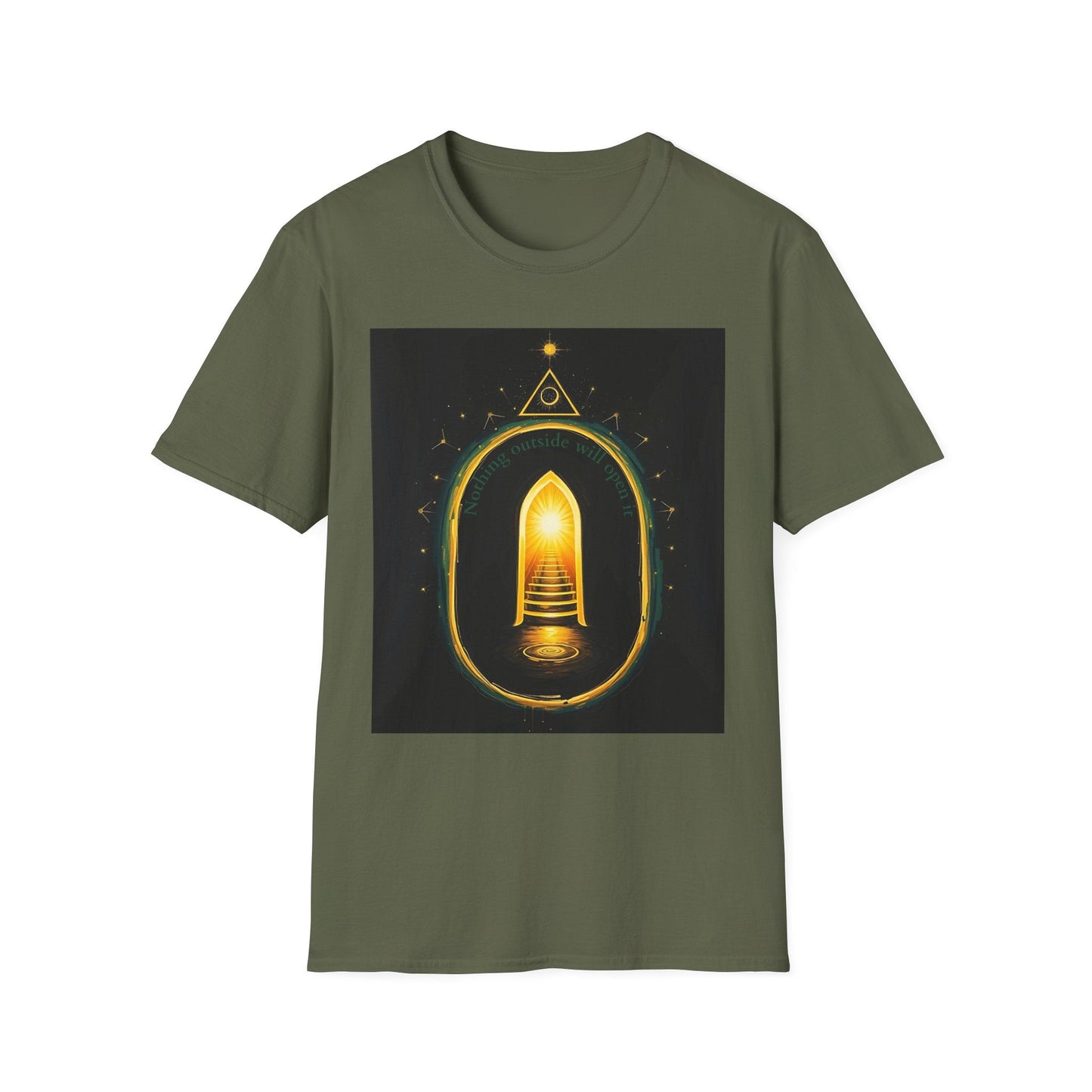 "Nothing Outside Will Open It — The Inner Flame Tee" Printify