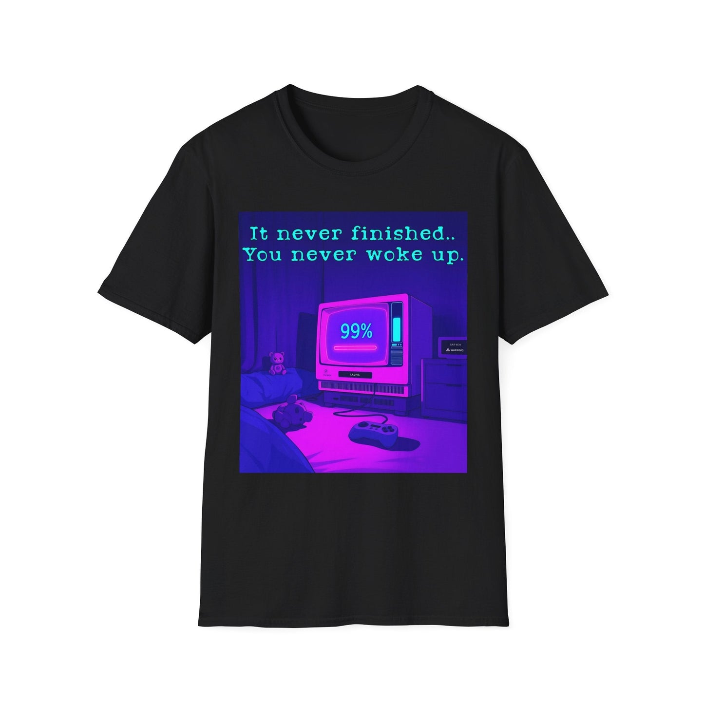 "Save Failed — The Memory Glitched Tee" Printify