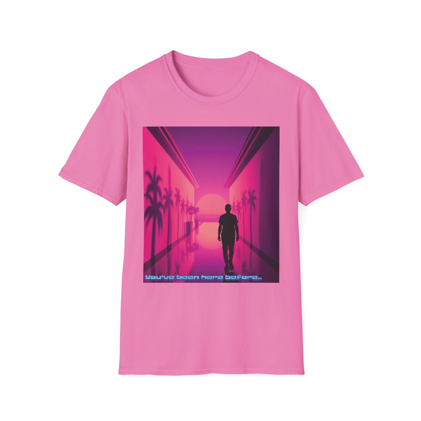 "You’ve Been Here Before — Déjà View Vaporwave Tee" Printify