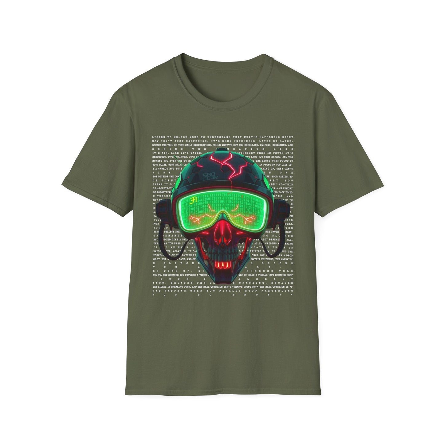 "Feed Fatal — The Signal Skull Tee" Printify