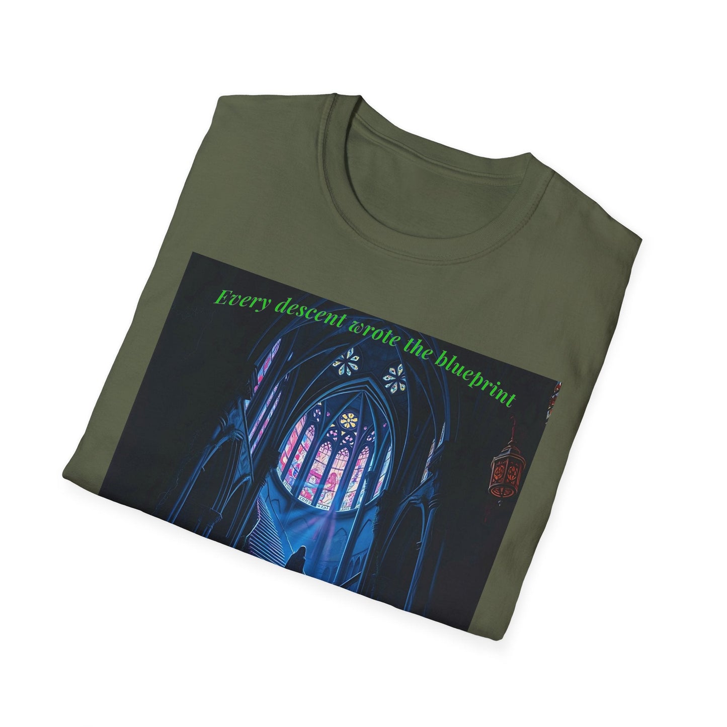 "Wounds as Architects — The Sacred Descent Tee" Printify