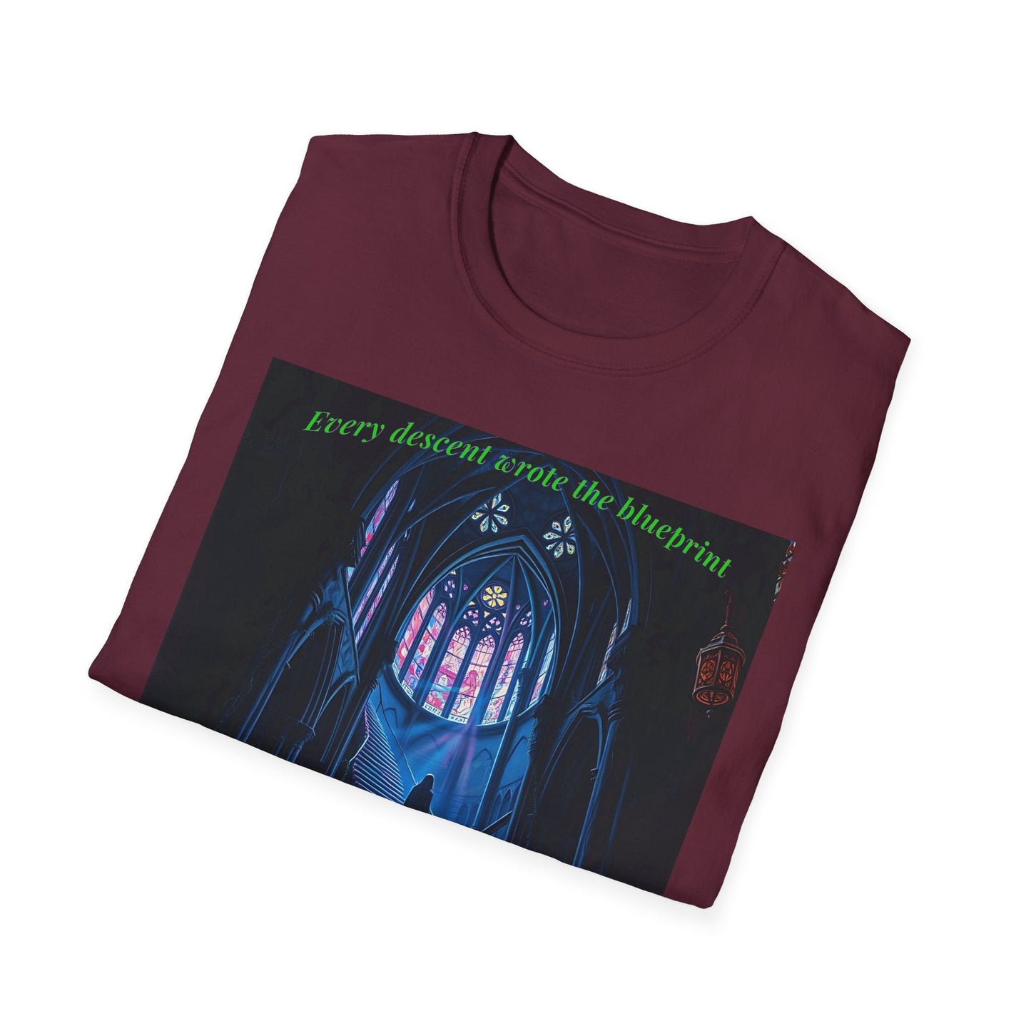 "Wounds as Architects — The Sacred Descent Tee" Printify