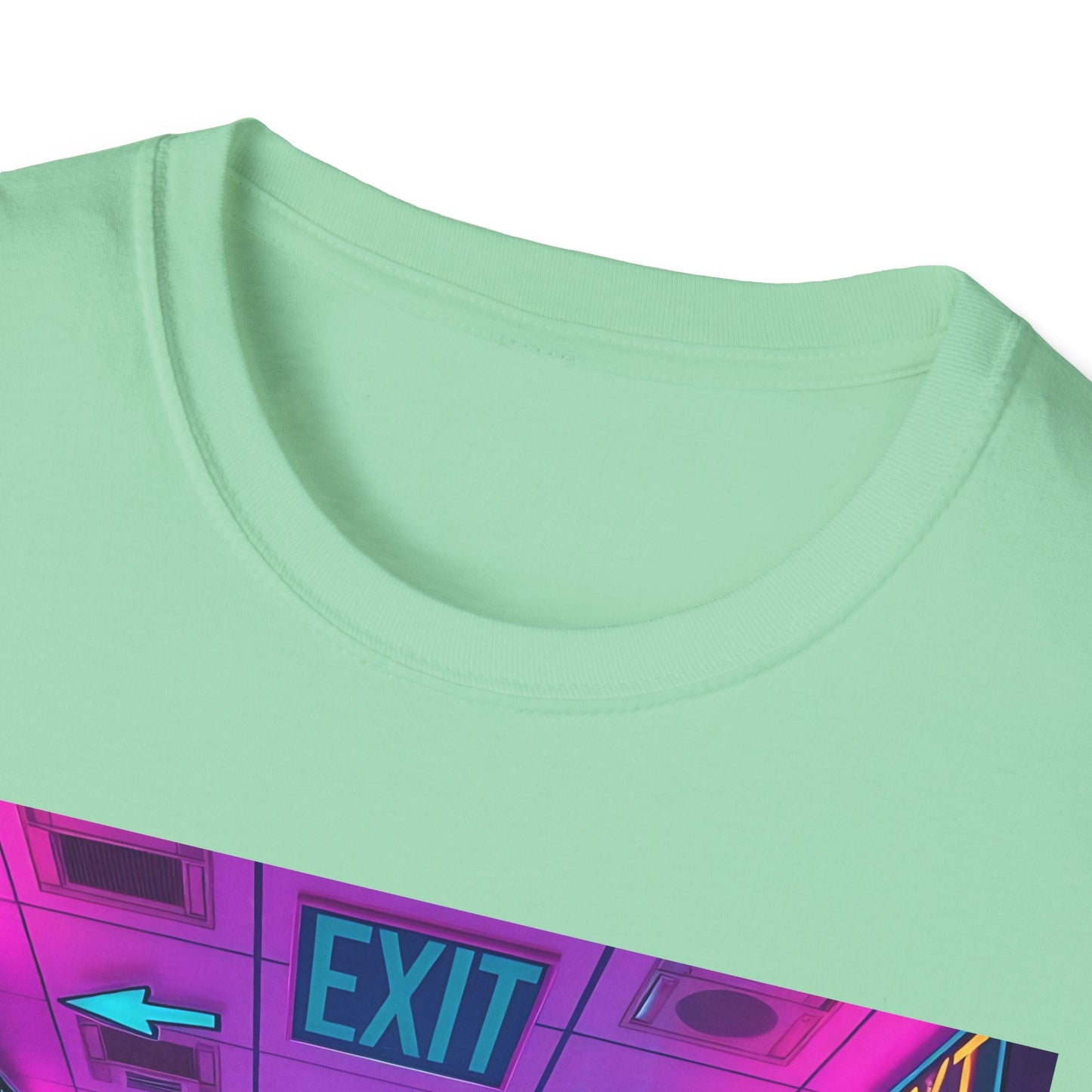 "You Almost Remember How to Leave — Recursive Exit Hall Tee" Printify