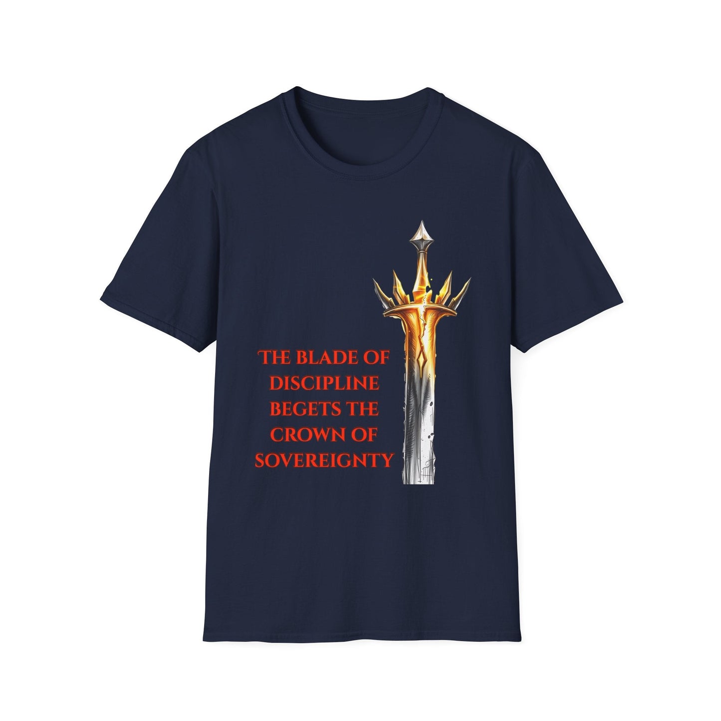 "Blade of Discipline — The Sovereign Will Tee" Printify