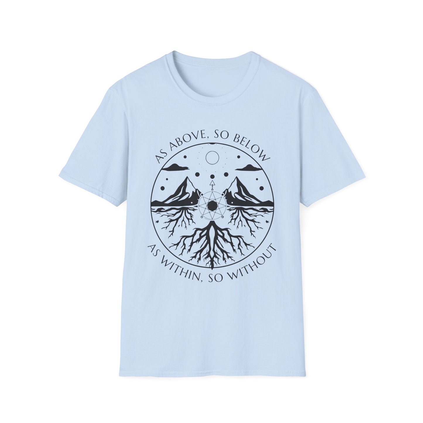 "Reflections of the Hidden — As Above, So Below Tee" Printify
