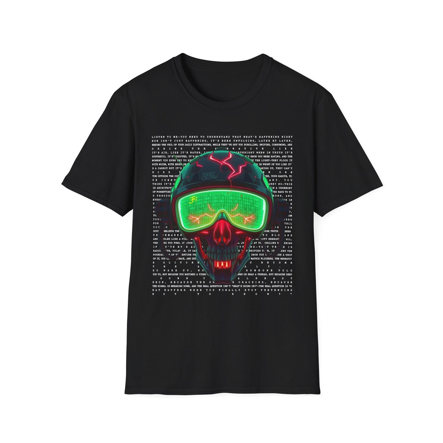 "Feed Fatal — The Signal Skull Tee" Printify