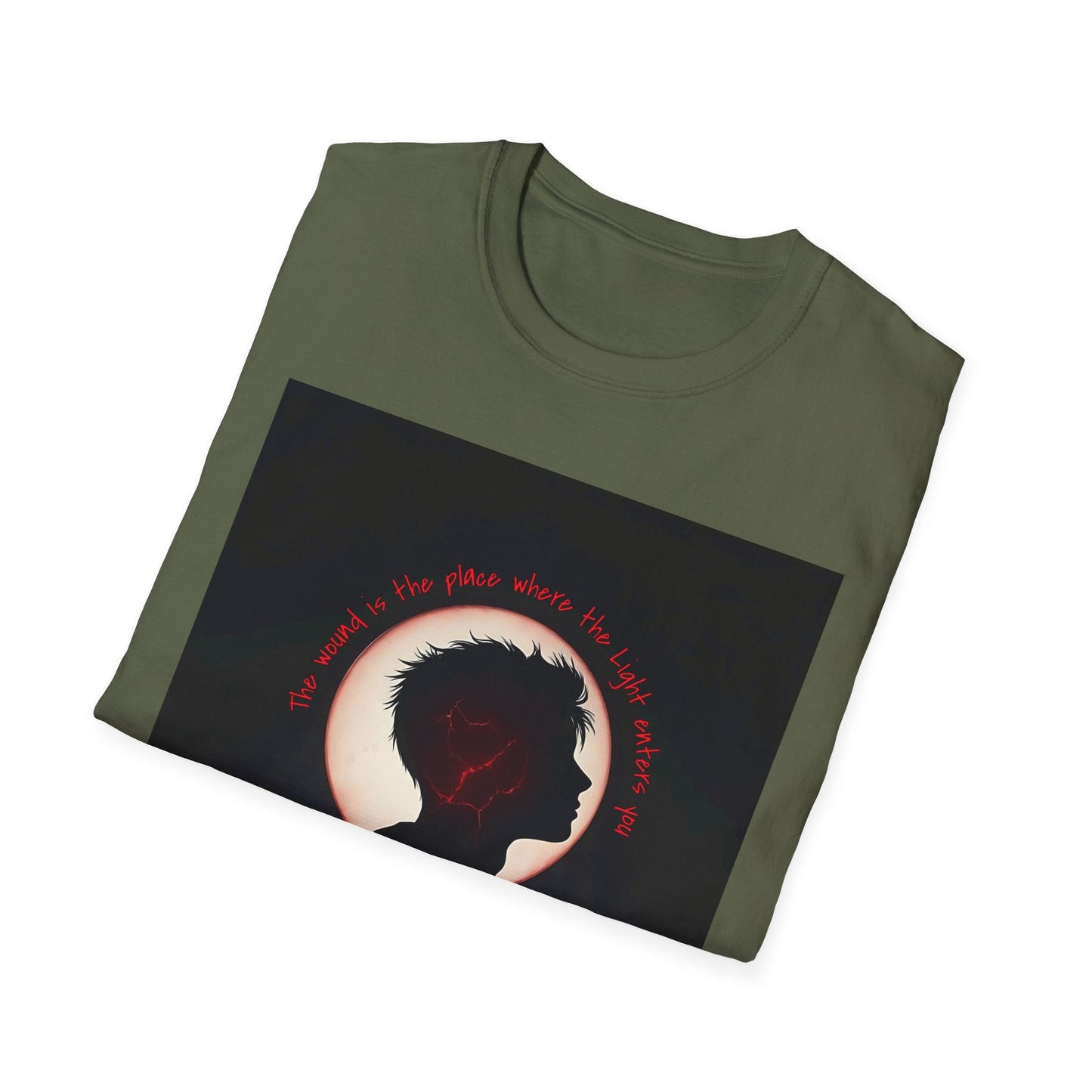 "Where the Light Breaks In — The Wound Tee" Printify