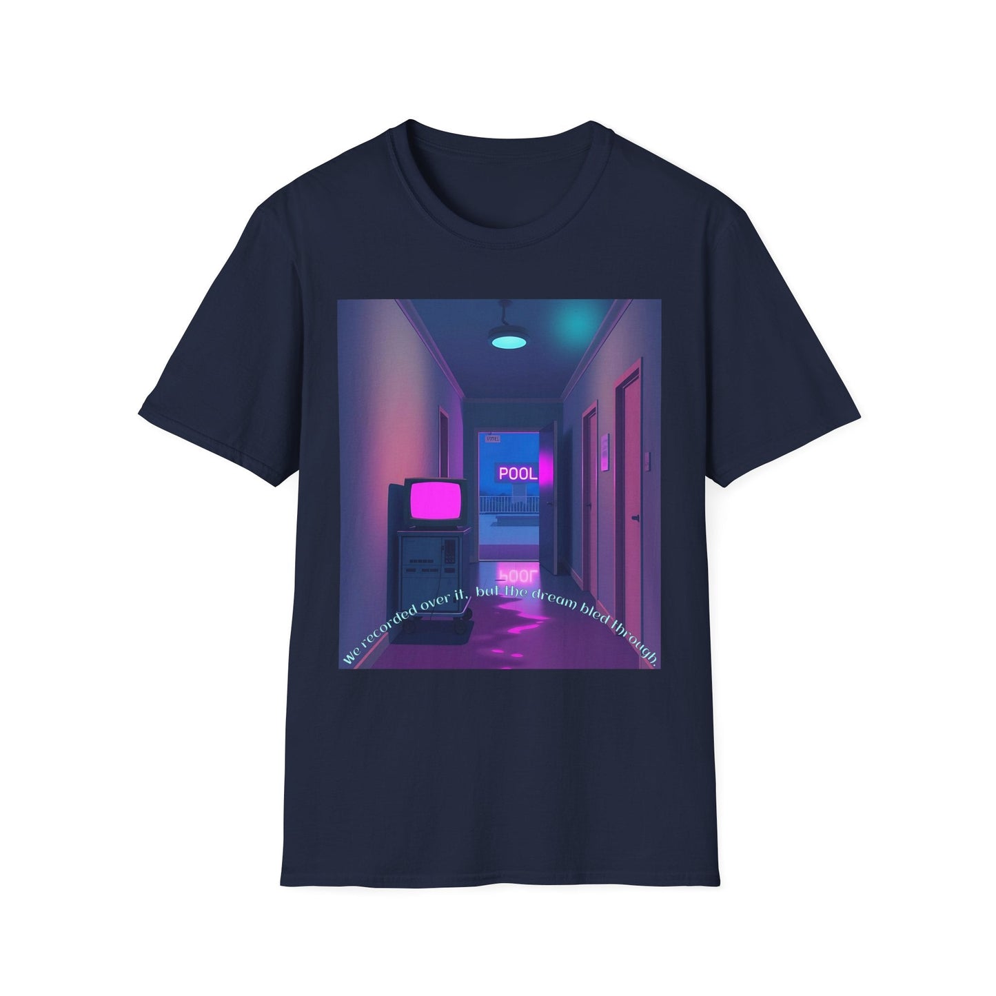 "The Dream Bled Through — VHS Memory Pool Tee" Printify