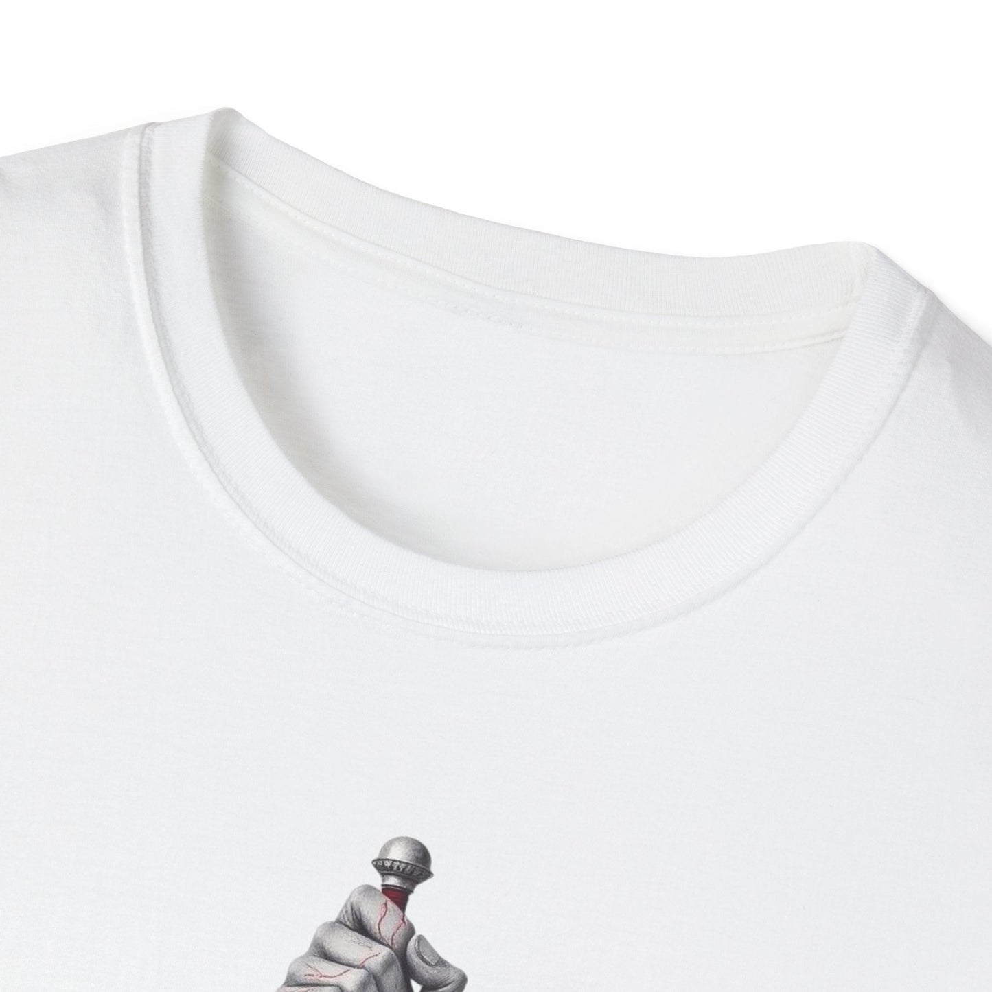 "Rooted in Red — The Wound & Blade Tee" Printify