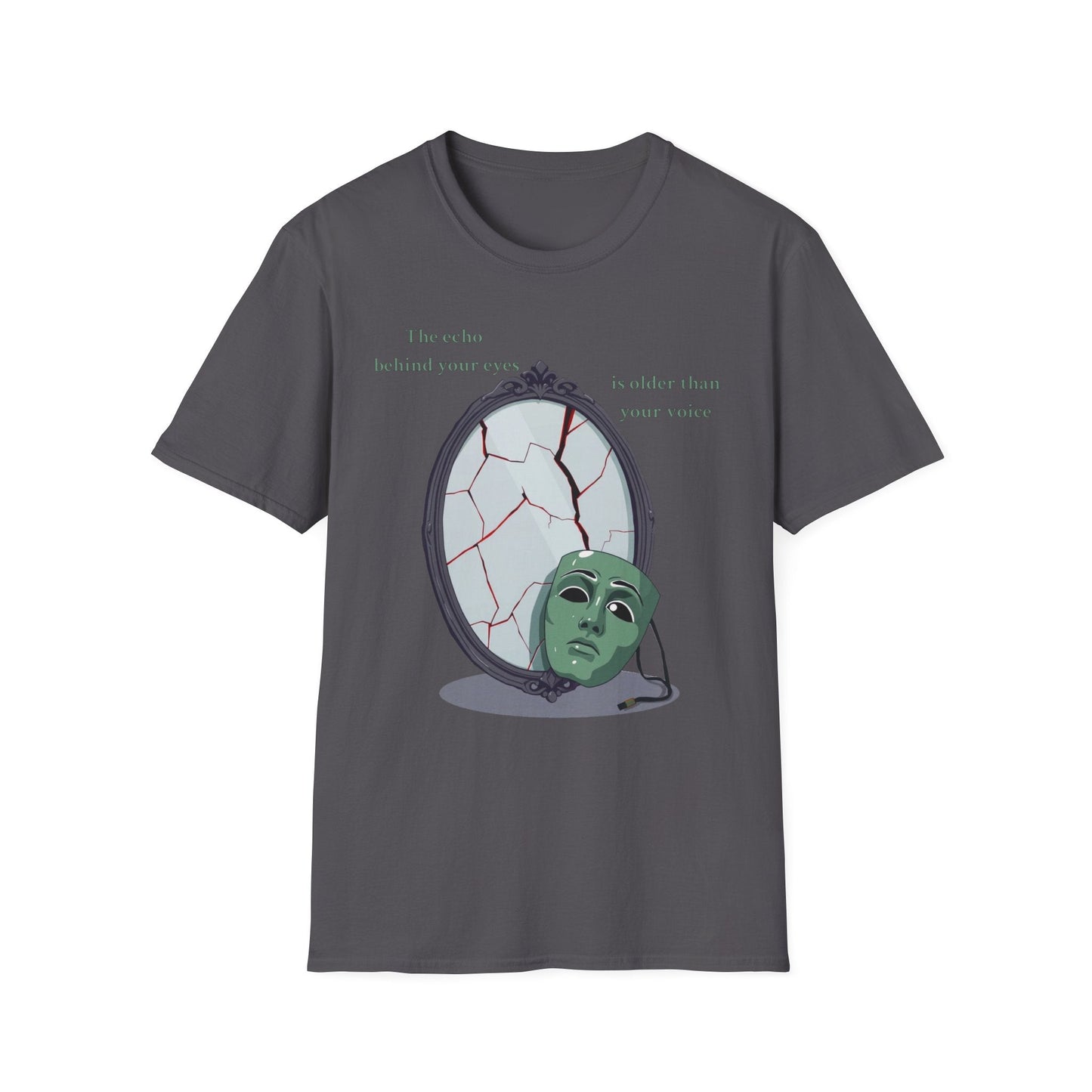 "The Witness Within — The Cracked Reflection Tee" Printify