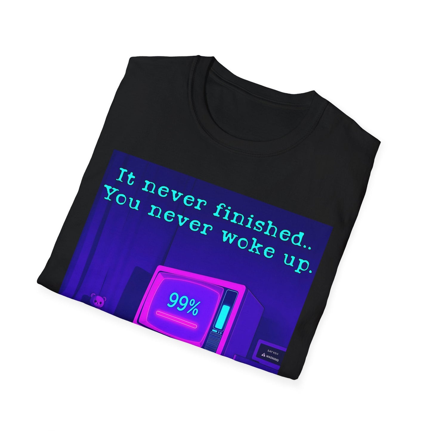 "Save Failed — The Memory Glitched Tee" Printify