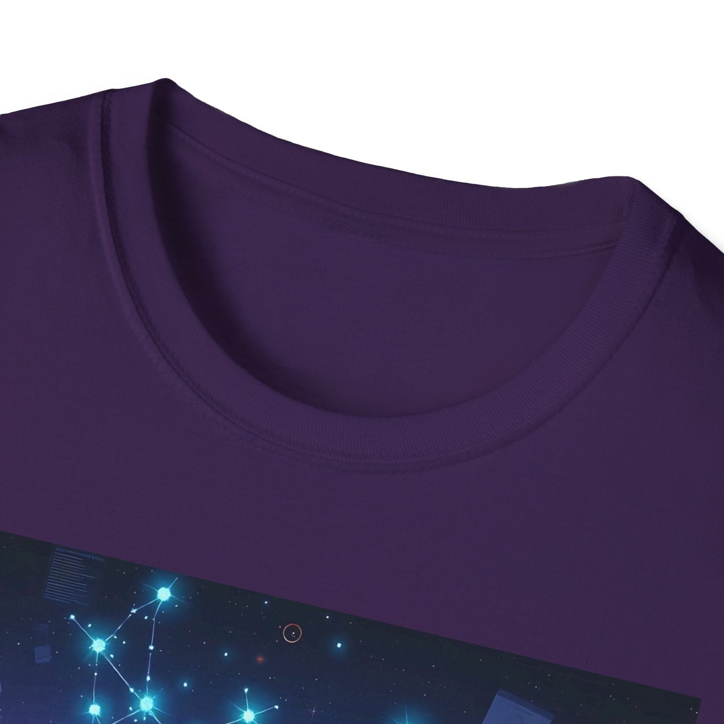 "Dreaming in Dial-Up Tones — Drip Time Surrealist Tee" Printify