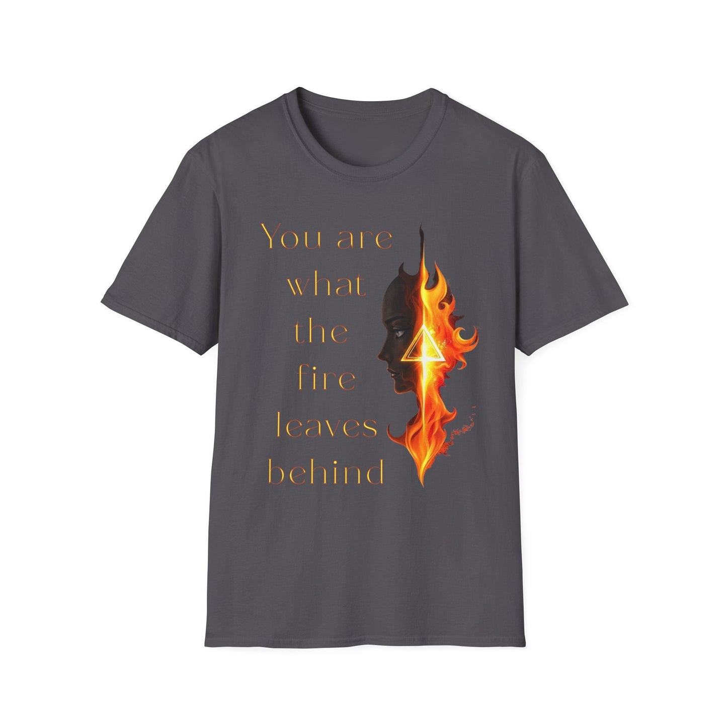 "What the Fire Leaves Behind — The Alchemy Tee" Printify