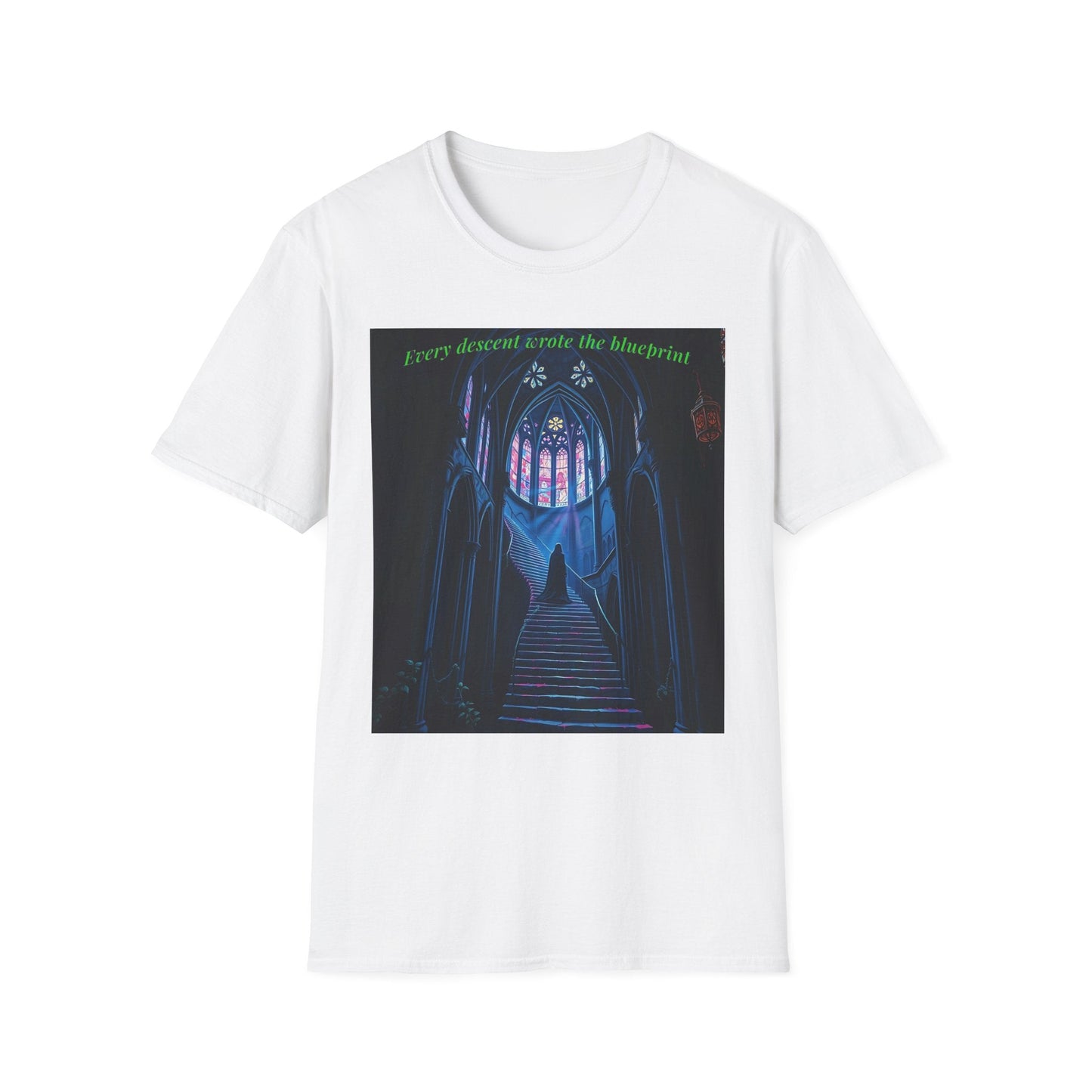"Wounds as Architects — The Sacred Descent Tee" Printify