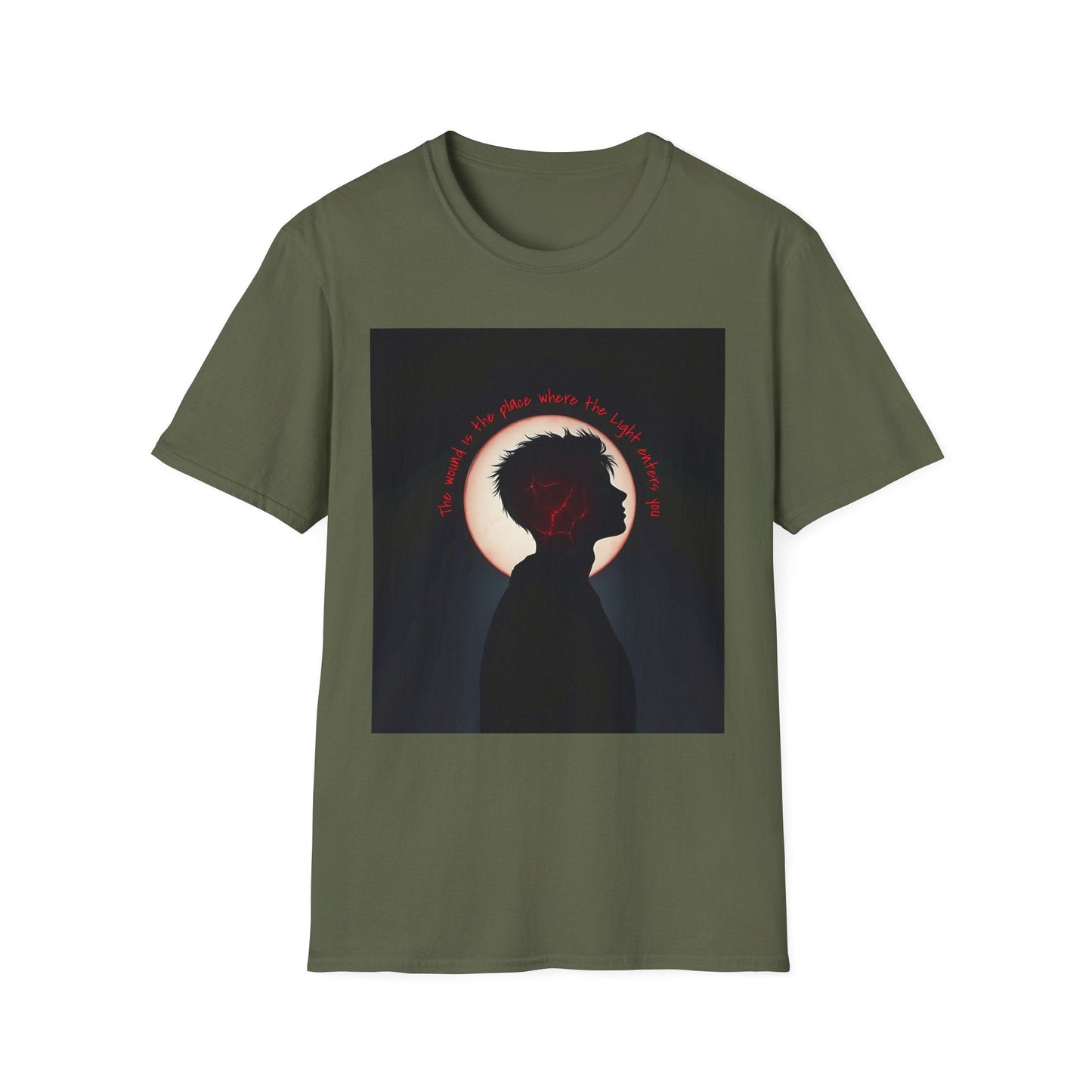 "Where the Light Breaks In — The Wound Tee" Printify