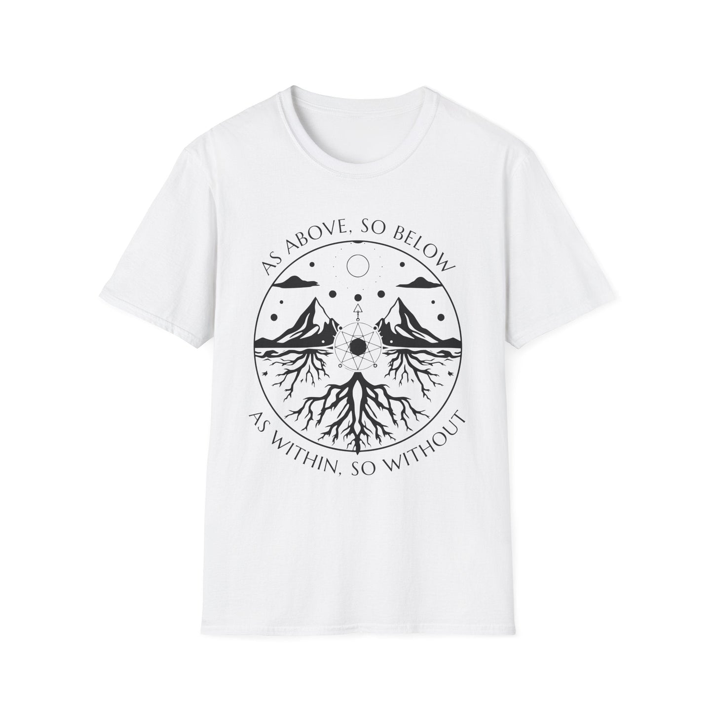 "Reflections of the Hidden — As Above, So Below Tee" Printify