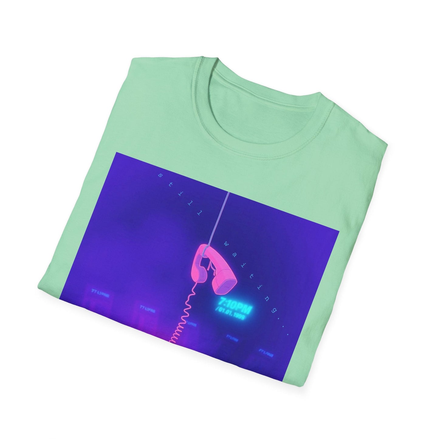 "Still Waiting— Disconnected Signal Tee" Printify