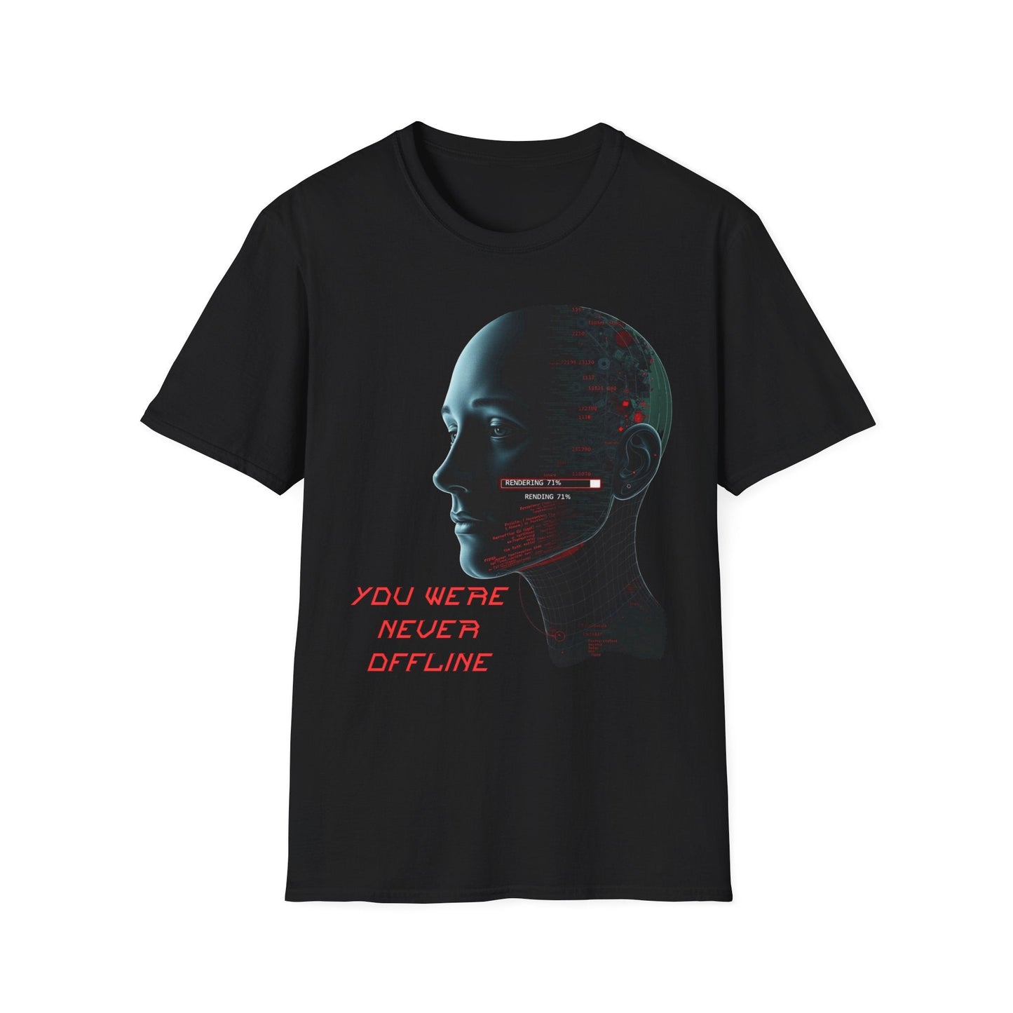 "The Dream Kept Uploading — The Digital Ghost Tee" Printify