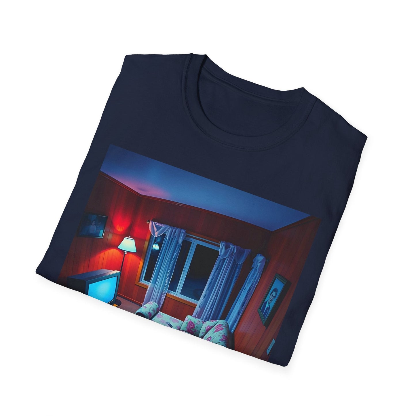 "Familiar Strangeness — The Looping Room Tee" Printify