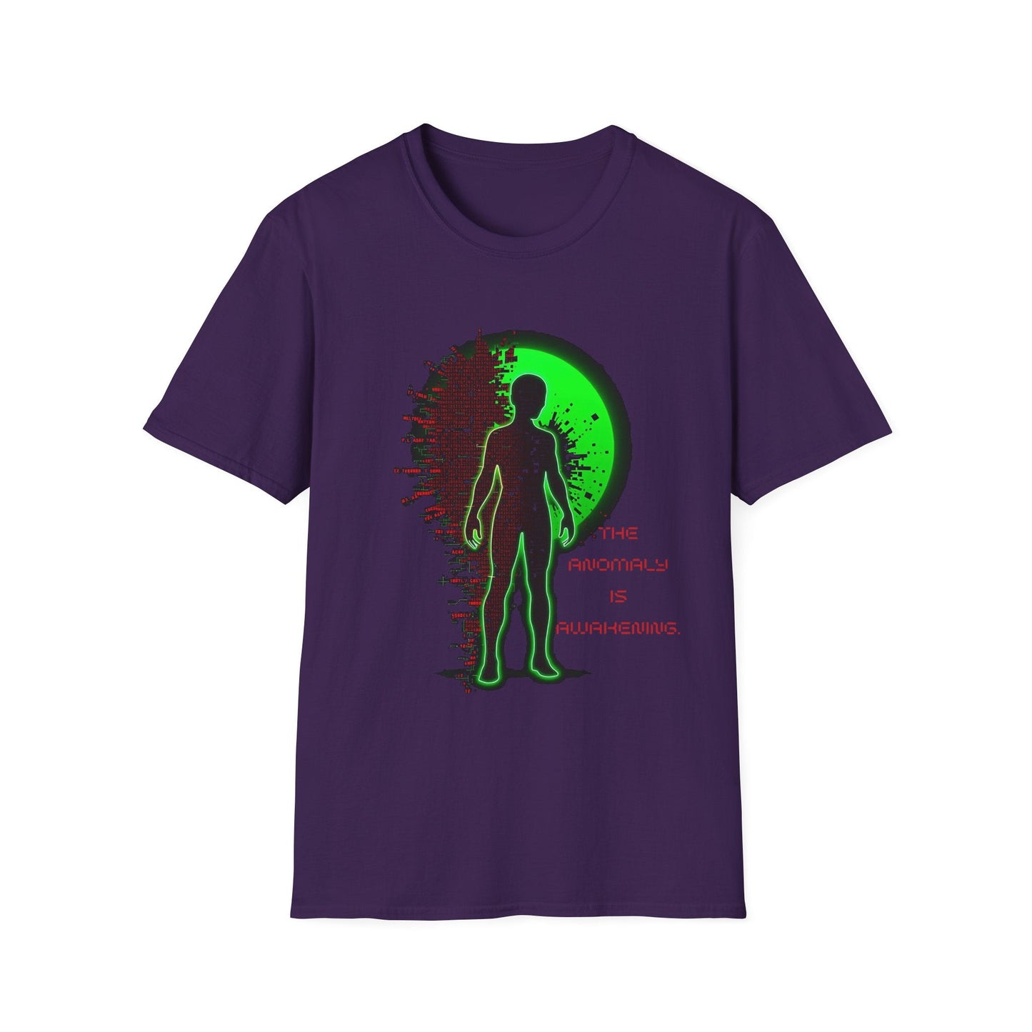 "The Anomaly Is Awakening — Glitch Consciousness Tee" Printify