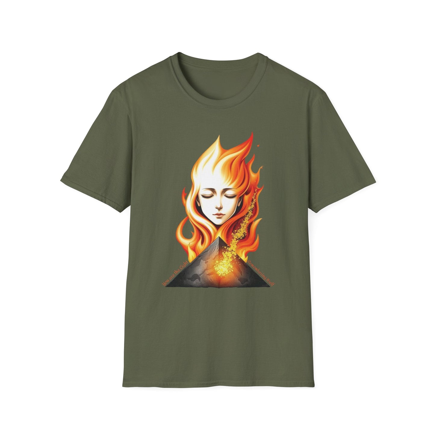 "Born of Eruption — The Molten Self Tee" Printify
