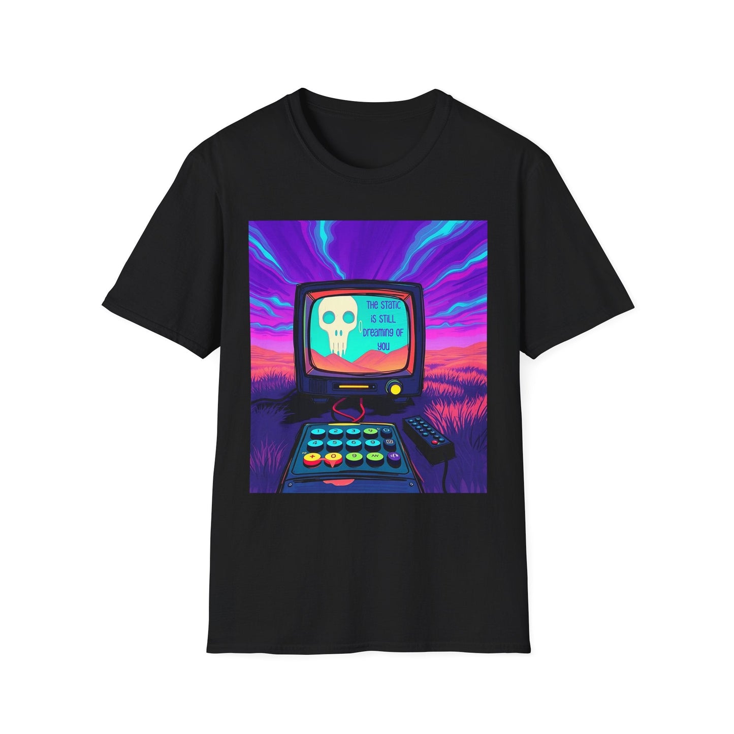 "The Static Is Still Dreaming of You — Channel Zero Tee" Printify