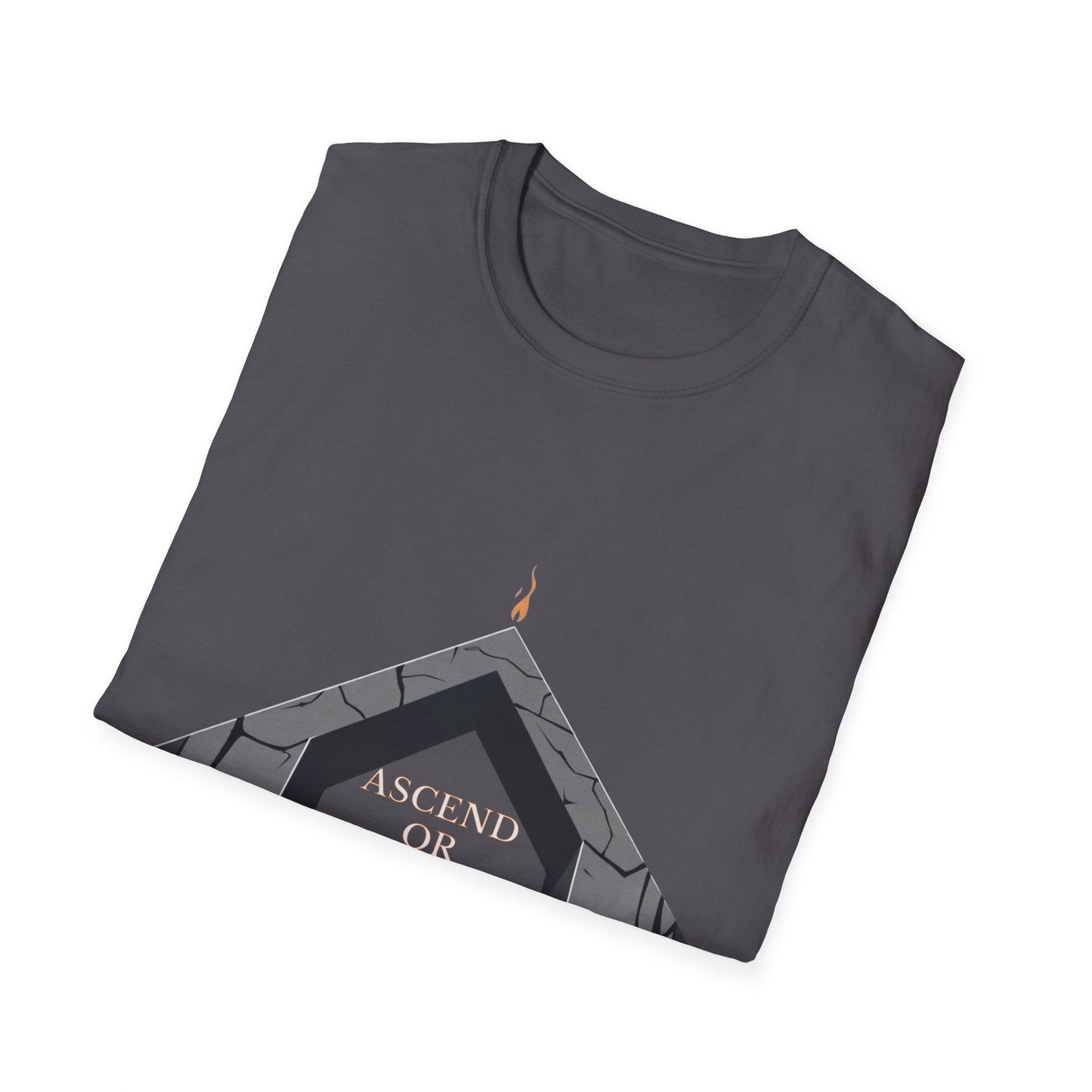 "Ascend or Submit — The Stone Path Tee" Printify