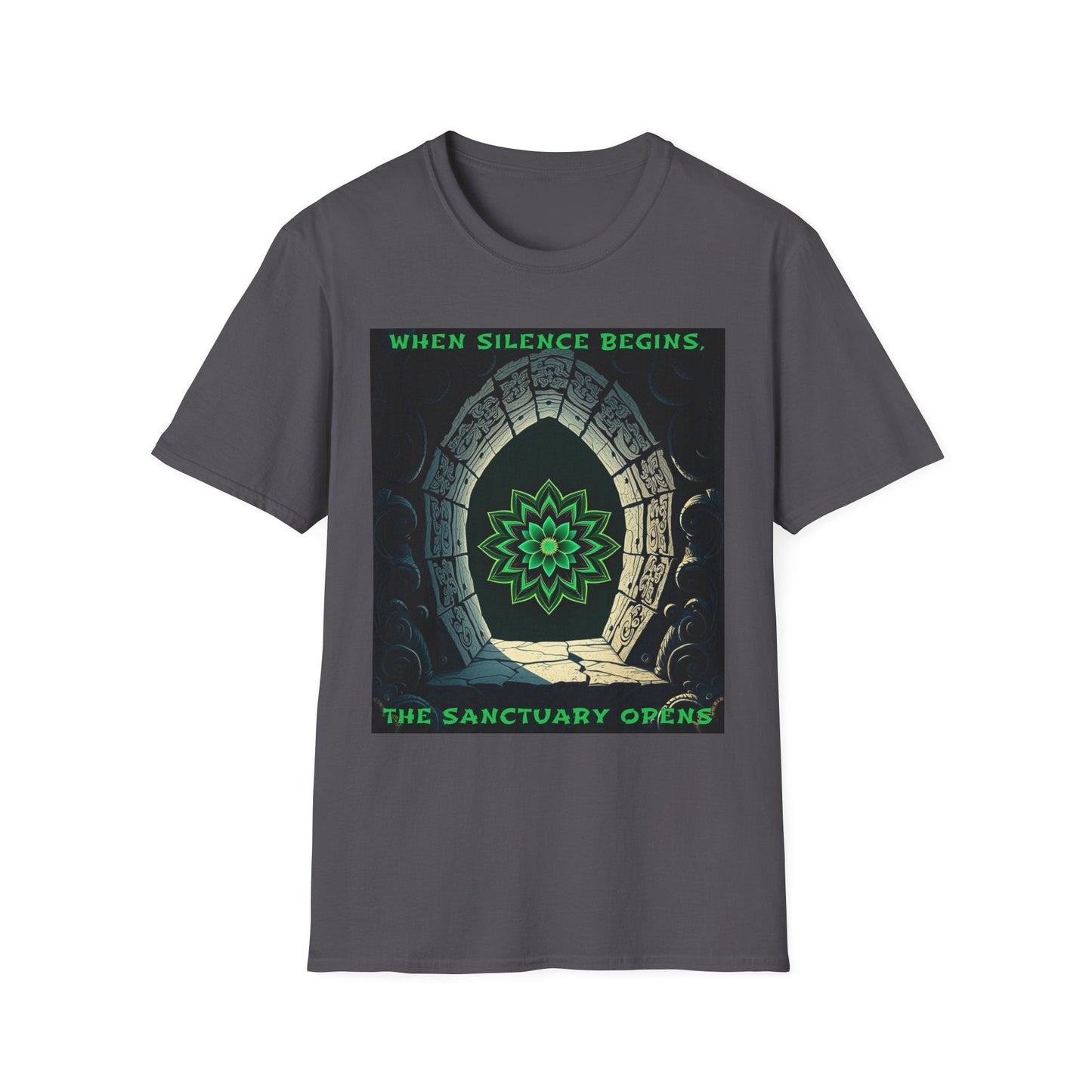 "The Quiet Path — The Sanctuary Opens Tee" Printify