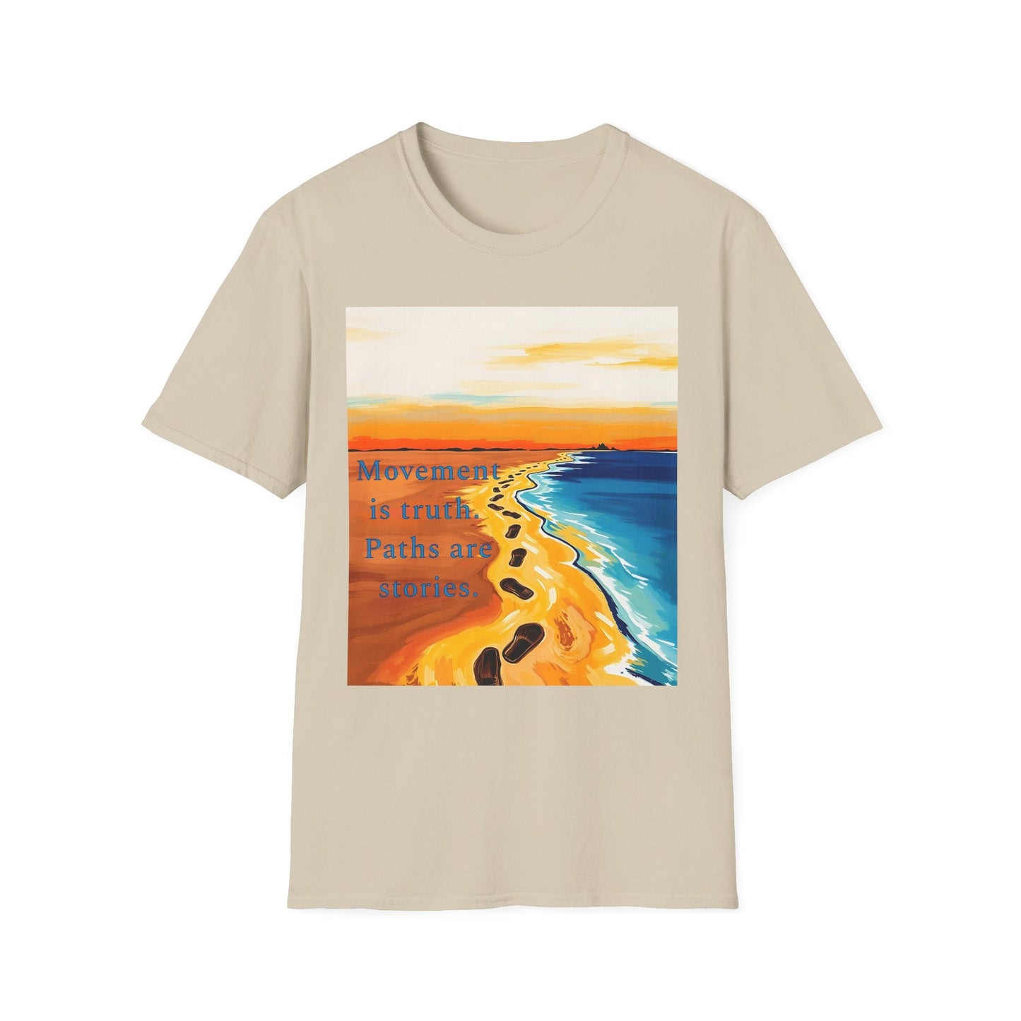 "Truth Moves — The Story in Steps Tee" Printify