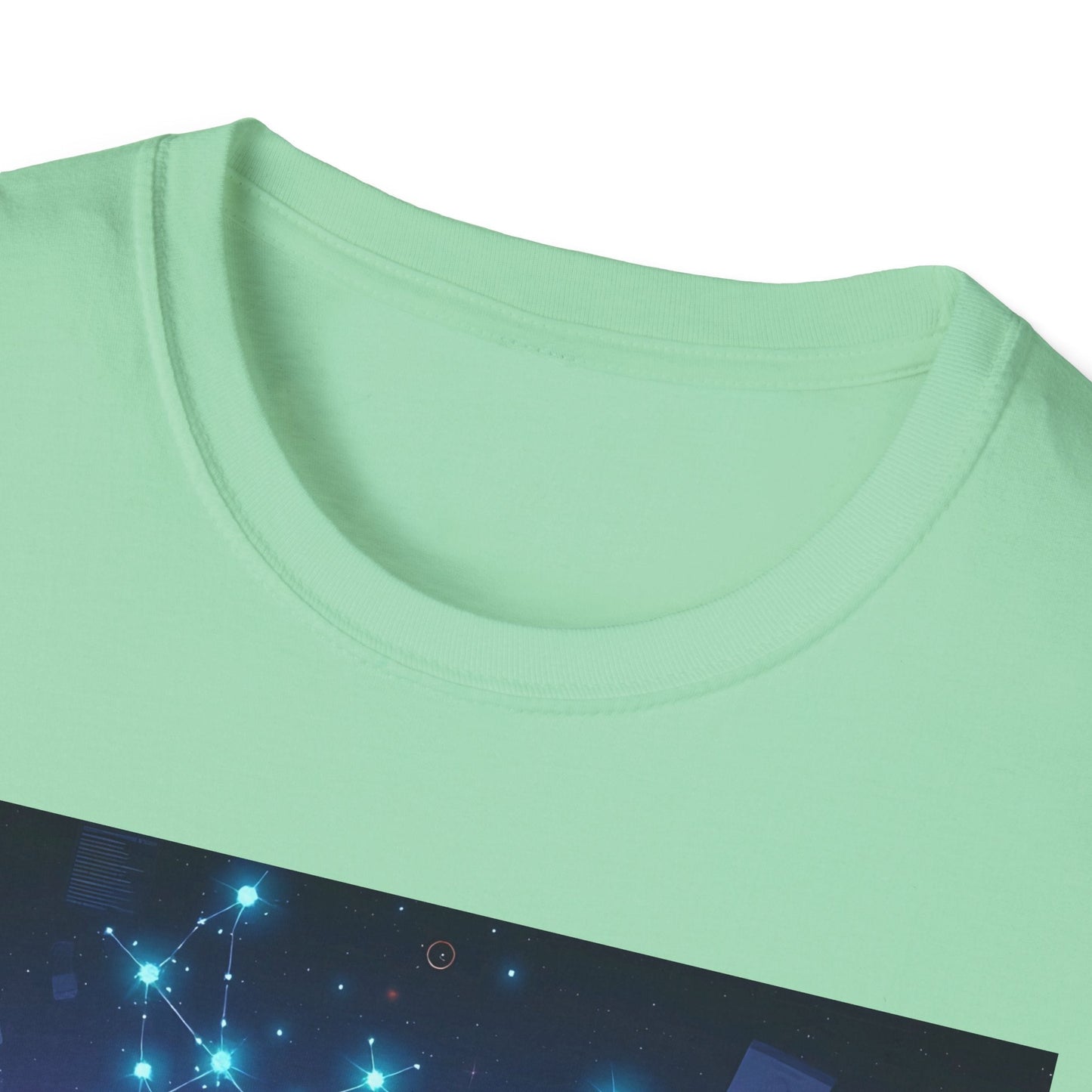 "Dreaming in Dial-Up Tones — Drip Time Surrealist Tee" Printify