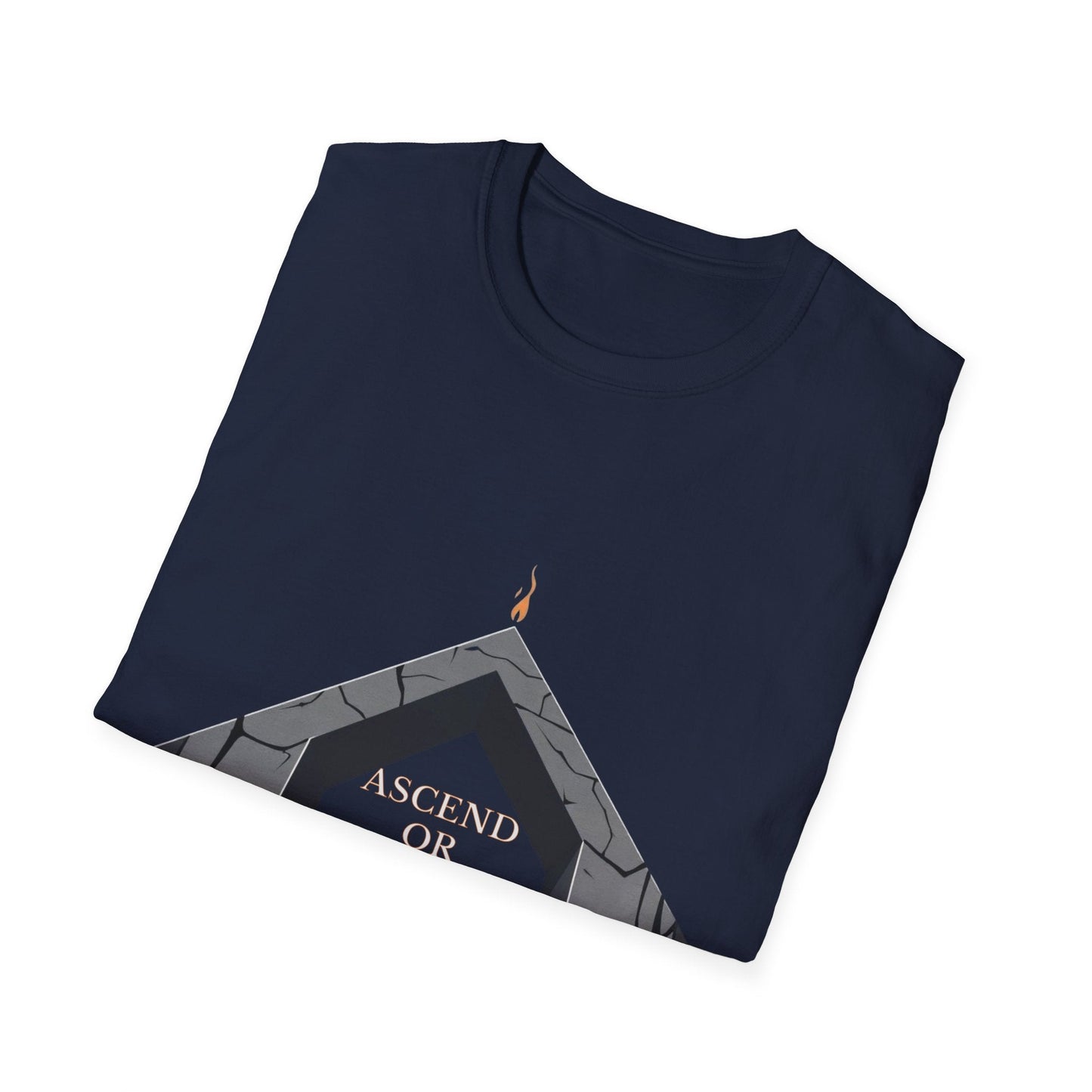 "Ascend or Submit — The Stone Path Tee" Printify