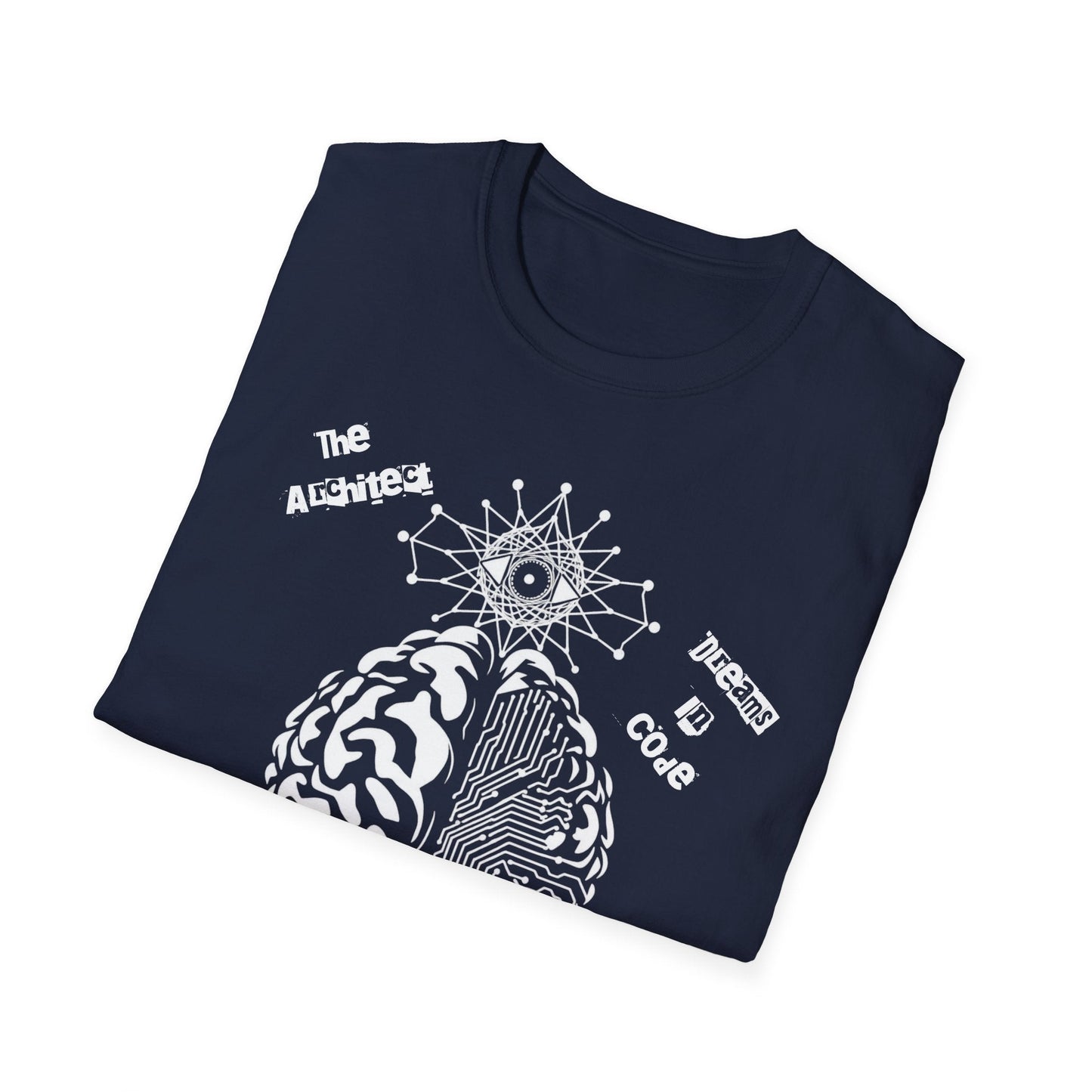 The Universe Built in Code – Brain Meets Spirit Tee Printify