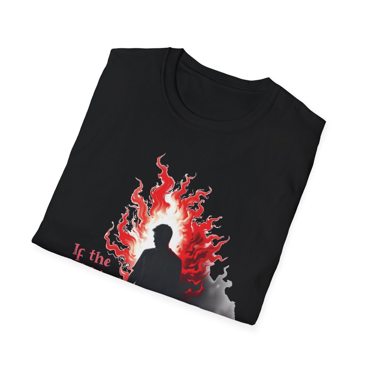 “Masked Light, Greater Shadow” – Shadow Work Flame Tee Printify