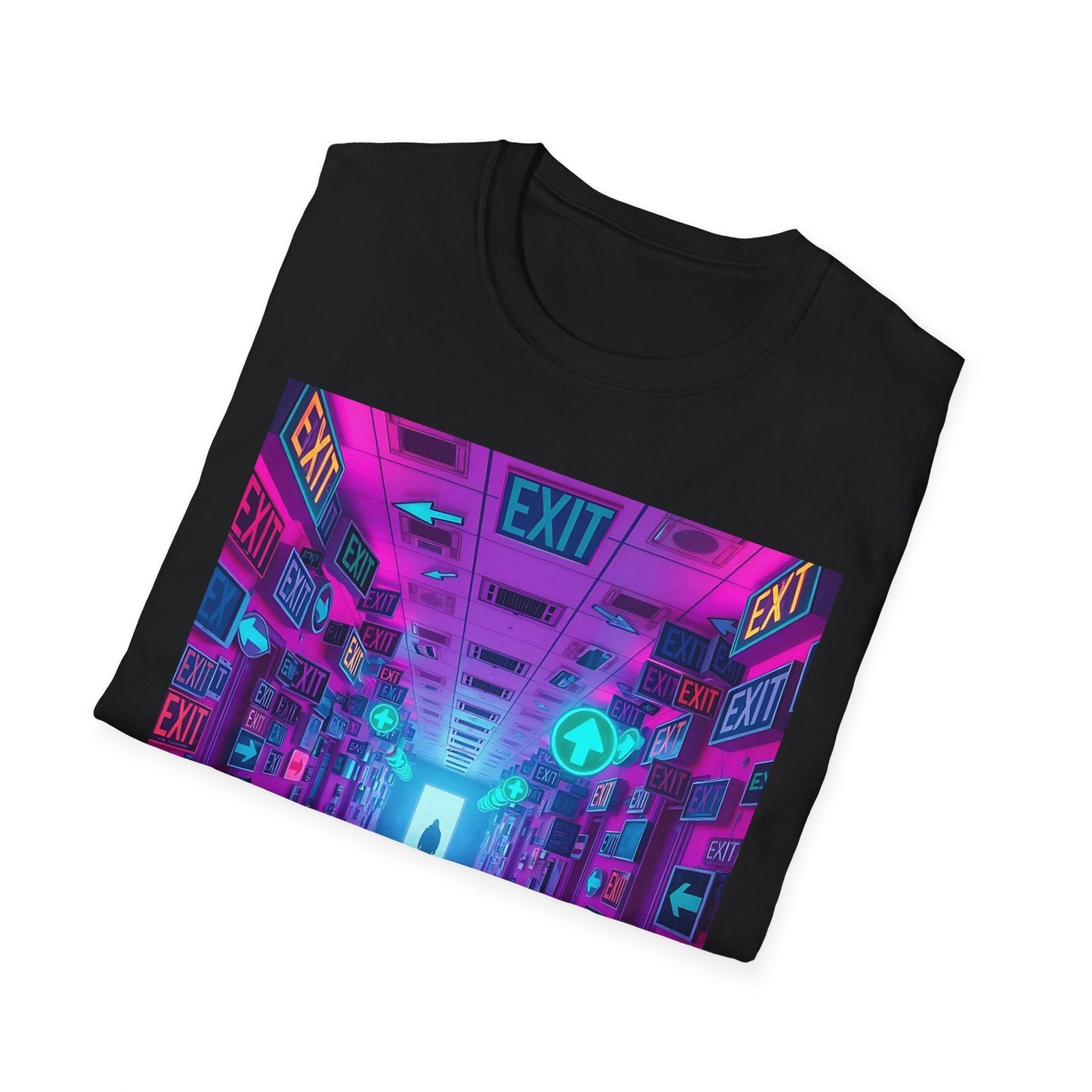 "You Almost Remember How to Leave — Recursive Exit Hall Tee" Printify