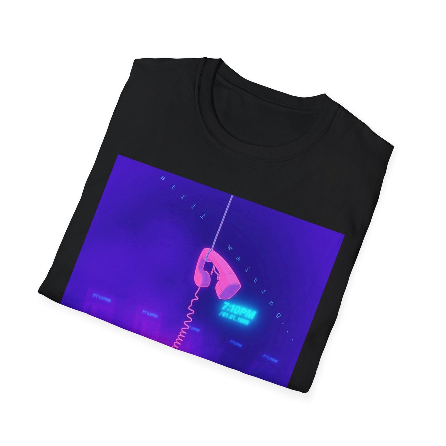 "Still Waiting— Disconnected Signal Tee" Printify