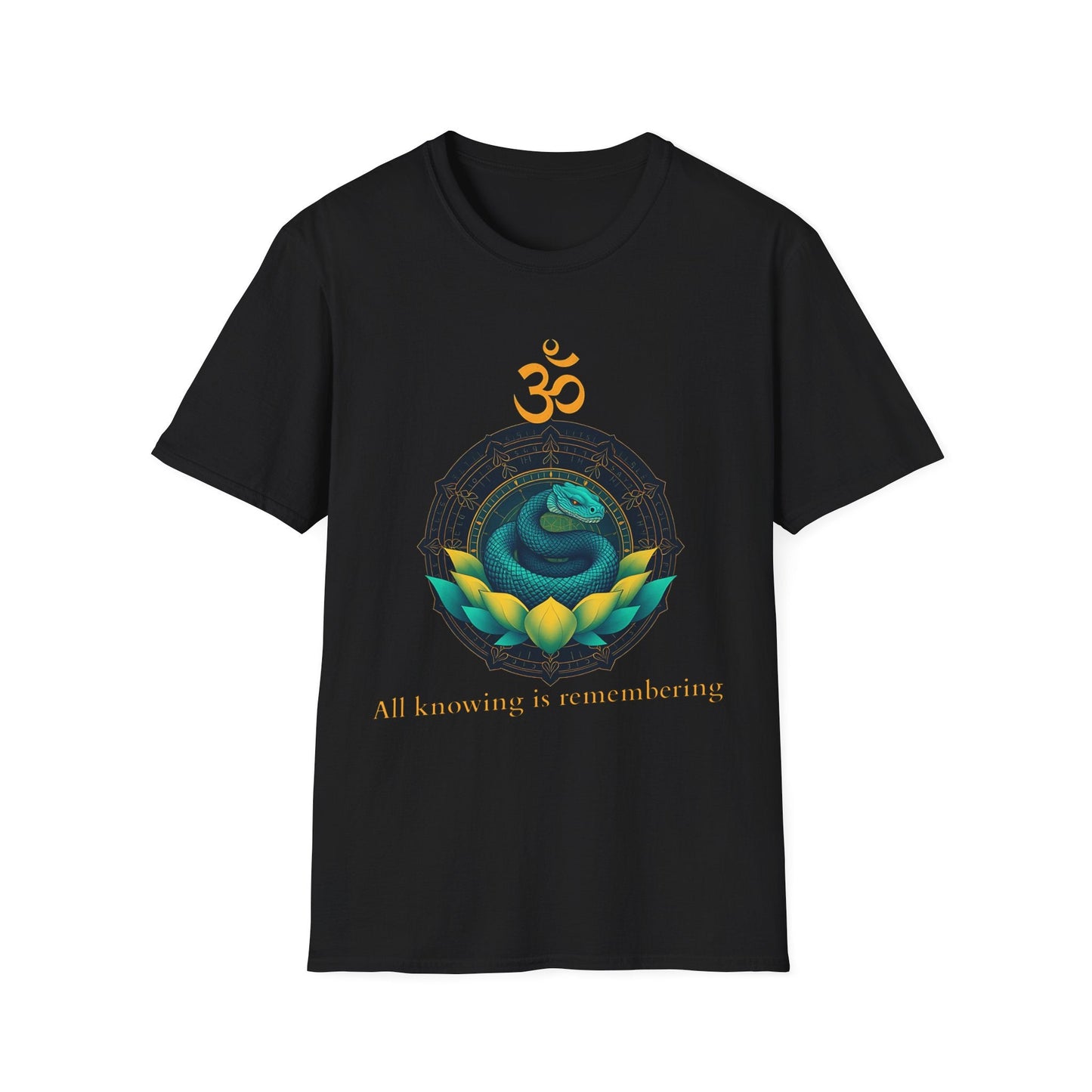"All Knowing Is Remembering — The Inner Coil Tee" Printify