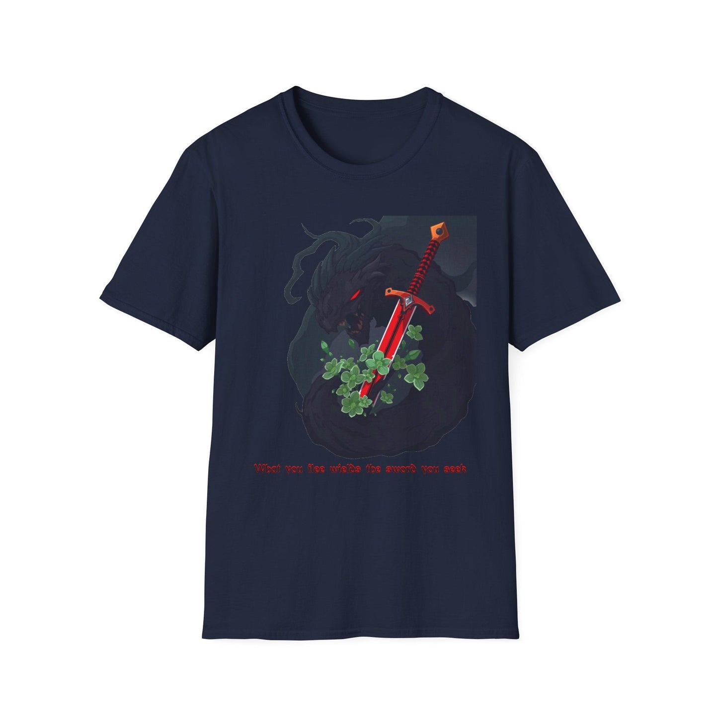 "Flee Nothing — The Power Hides There Tee" Printify