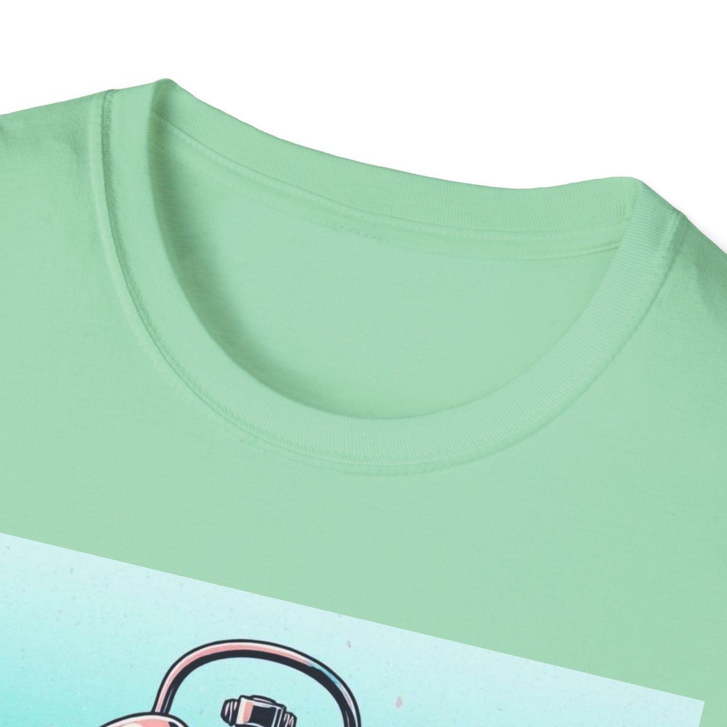 "The Clock Doesn’t Work Here — Drip Time Surrealist Tee" Printify