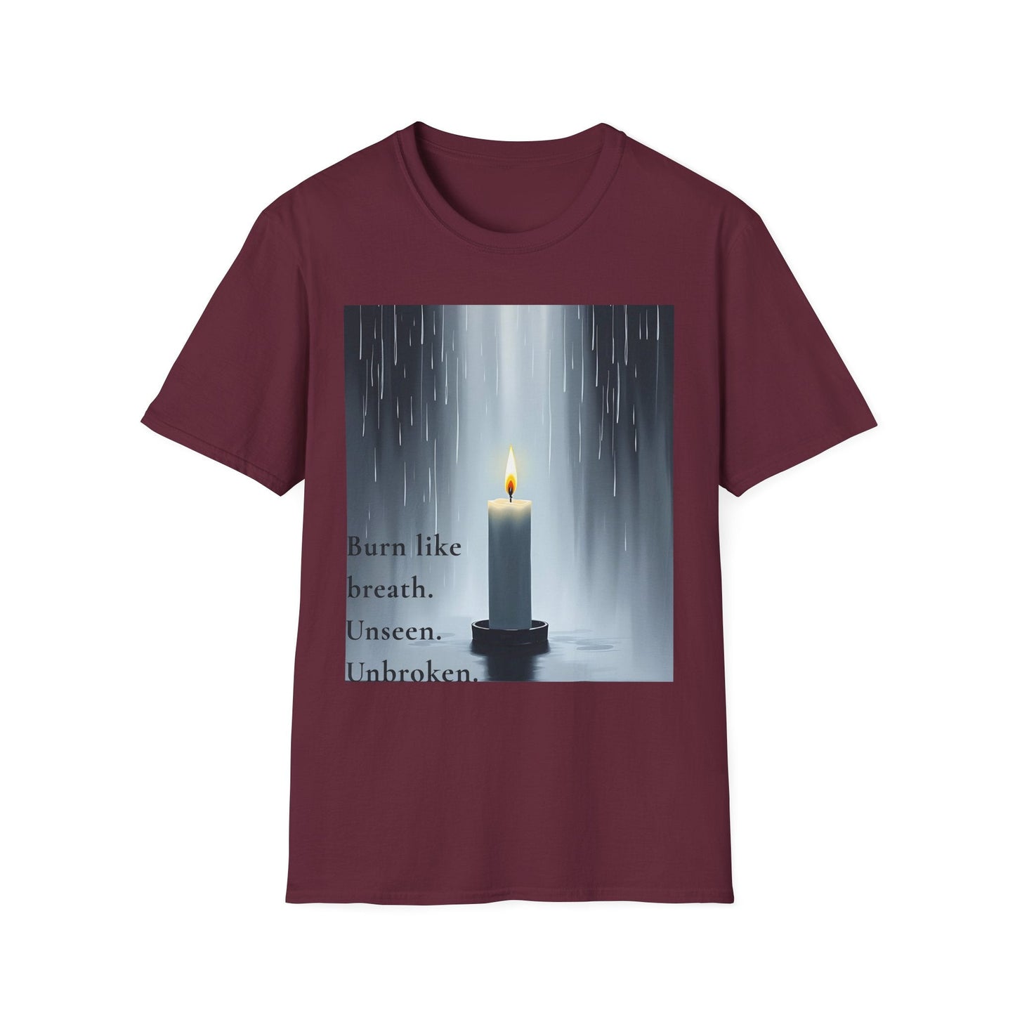 "Breathfire — The Silent Flame Tee" Printify
