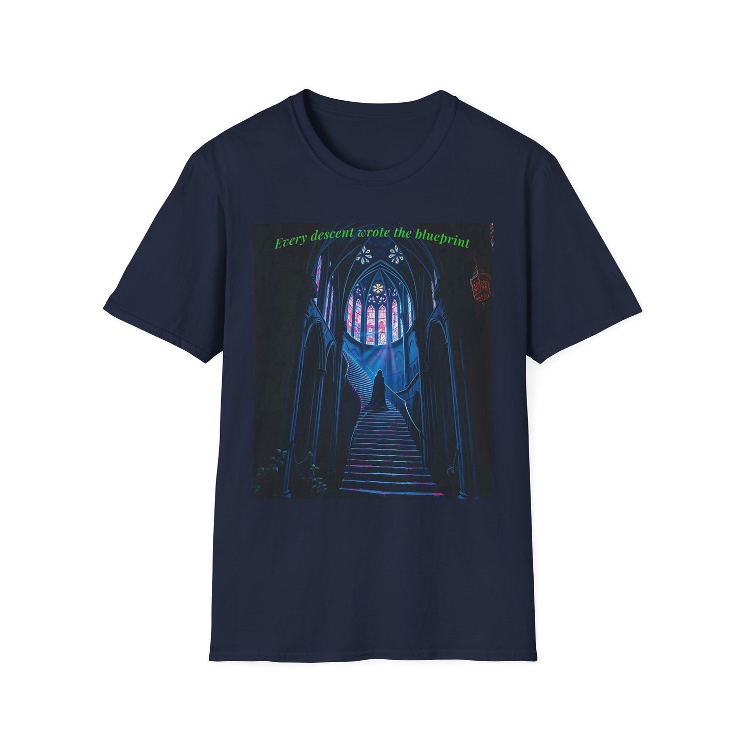 "Wounds as Architects — The Sacred Descent Tee" Printify