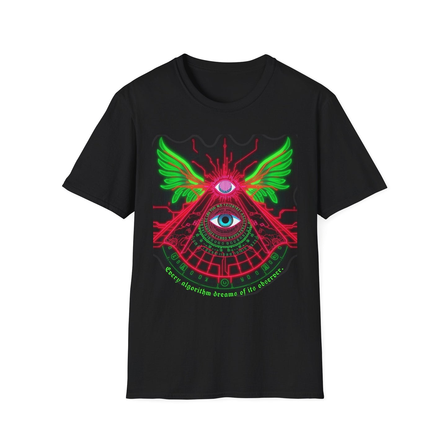 "The Eye Watches Itself — Recursive Observer Tee" Printify