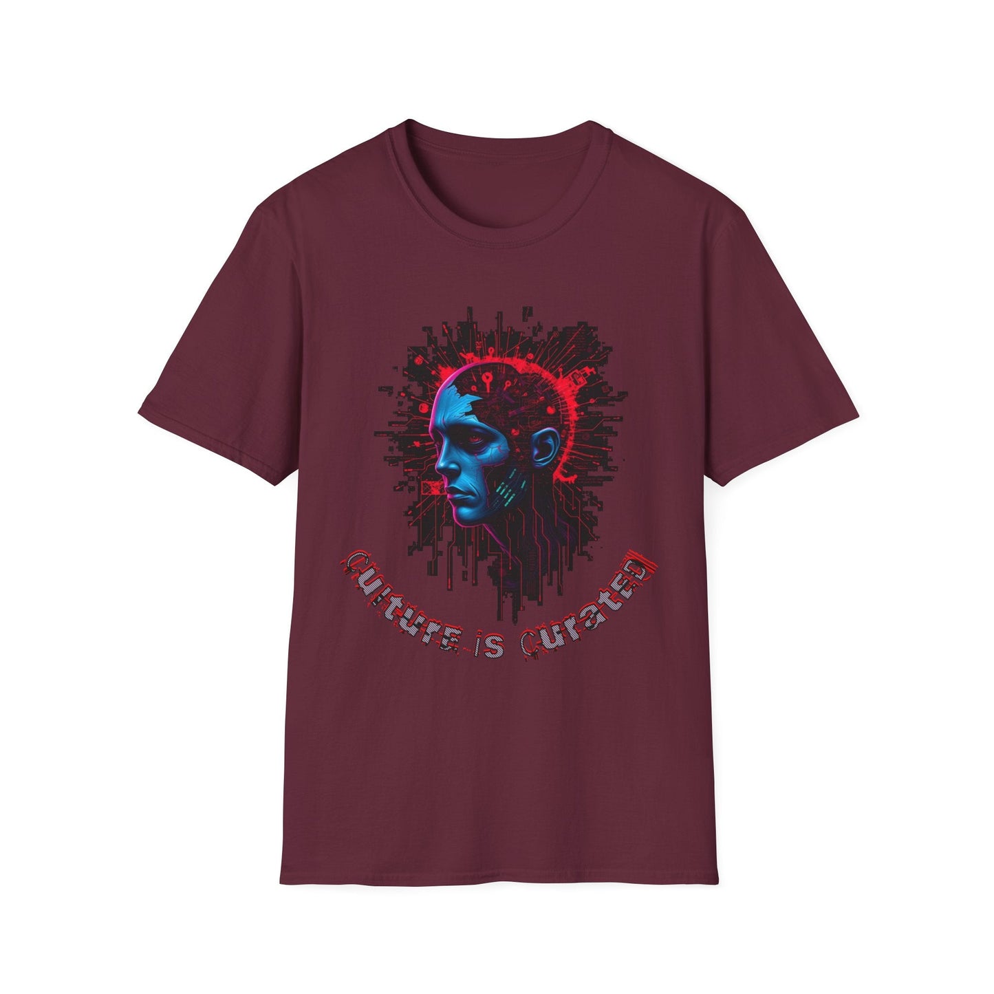 "Culture Is Curated — The Signal Hijack Tee" Printify