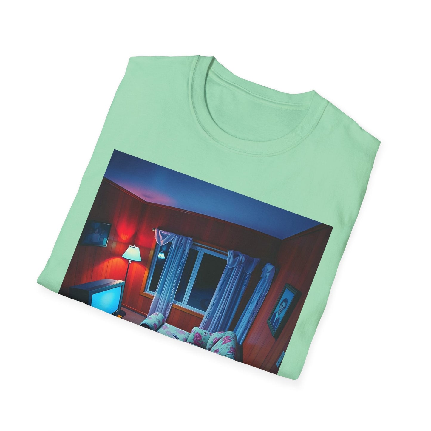 "Familiar Strangeness — The Looping Room Tee" Printify