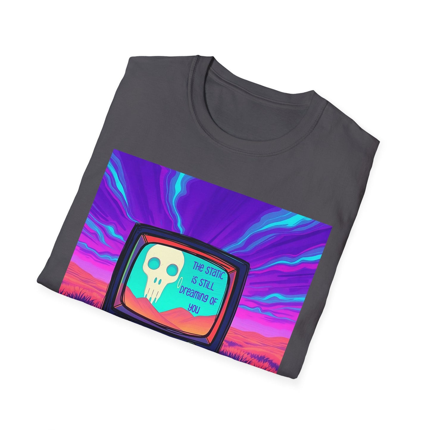"The Static Is Still Dreaming of You — Channel Zero Tee" Printify