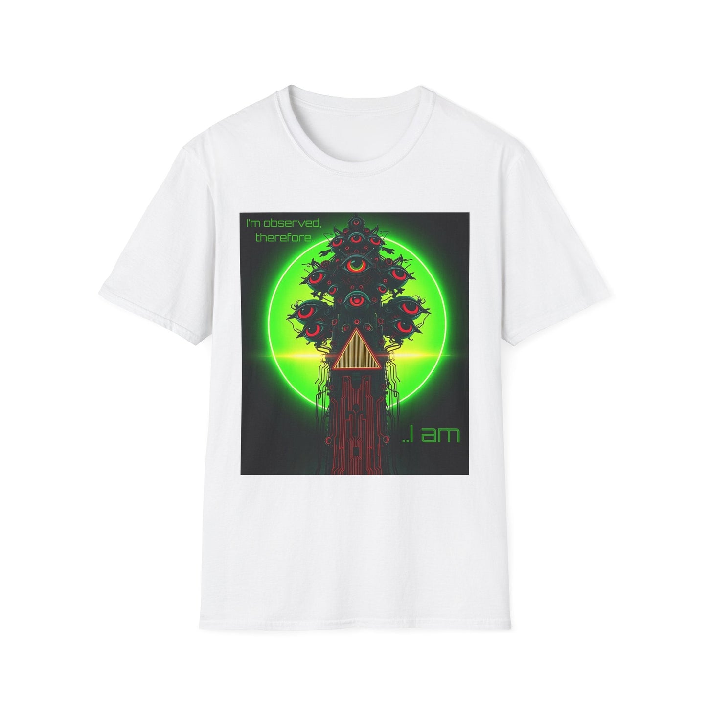 "I Am Seen, Therefore I Run — The Anomaly Tee" Printify