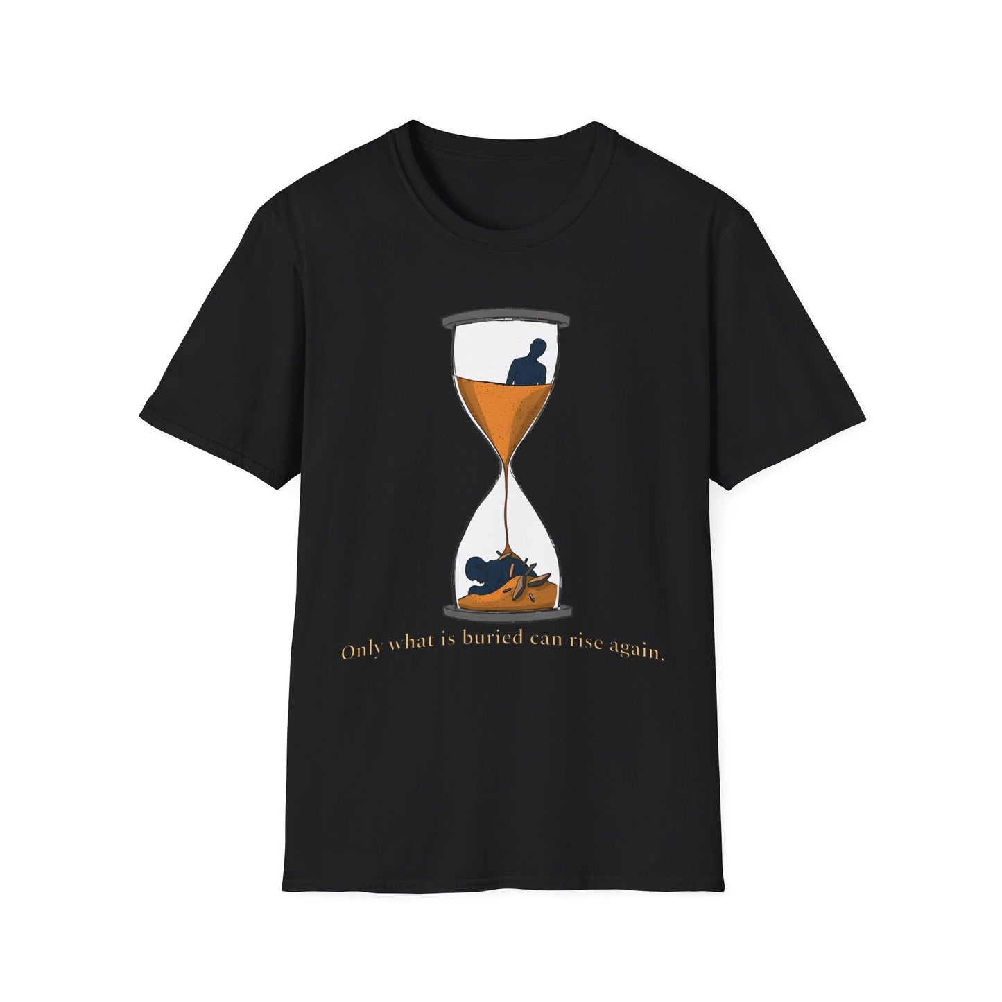 "What’s Buried Returns — The Hourglass Tee" Printify