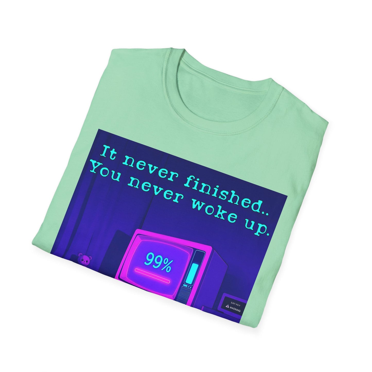 "Save Failed — The Memory Glitched Tee" Printify