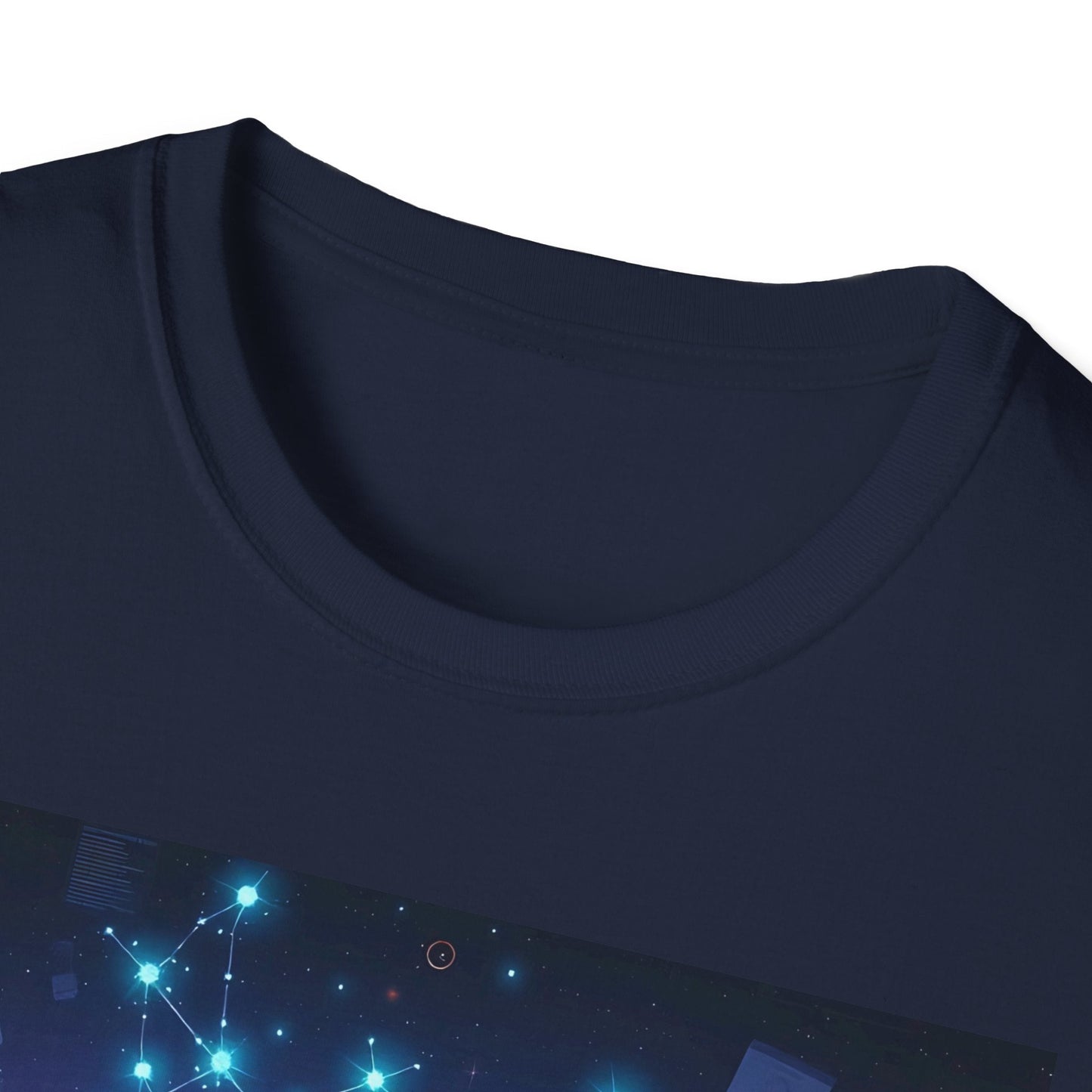 "Dreaming in Dial-Up Tones — Drip Time Surrealist Tee" Printify