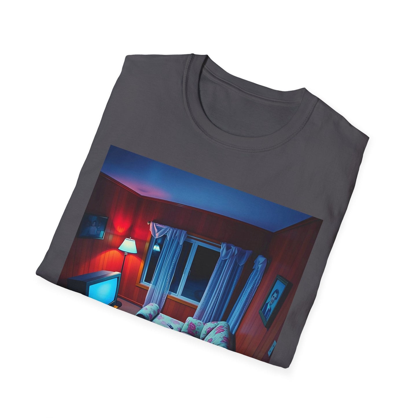 "Familiar Strangeness — The Looping Room Tee" Printify